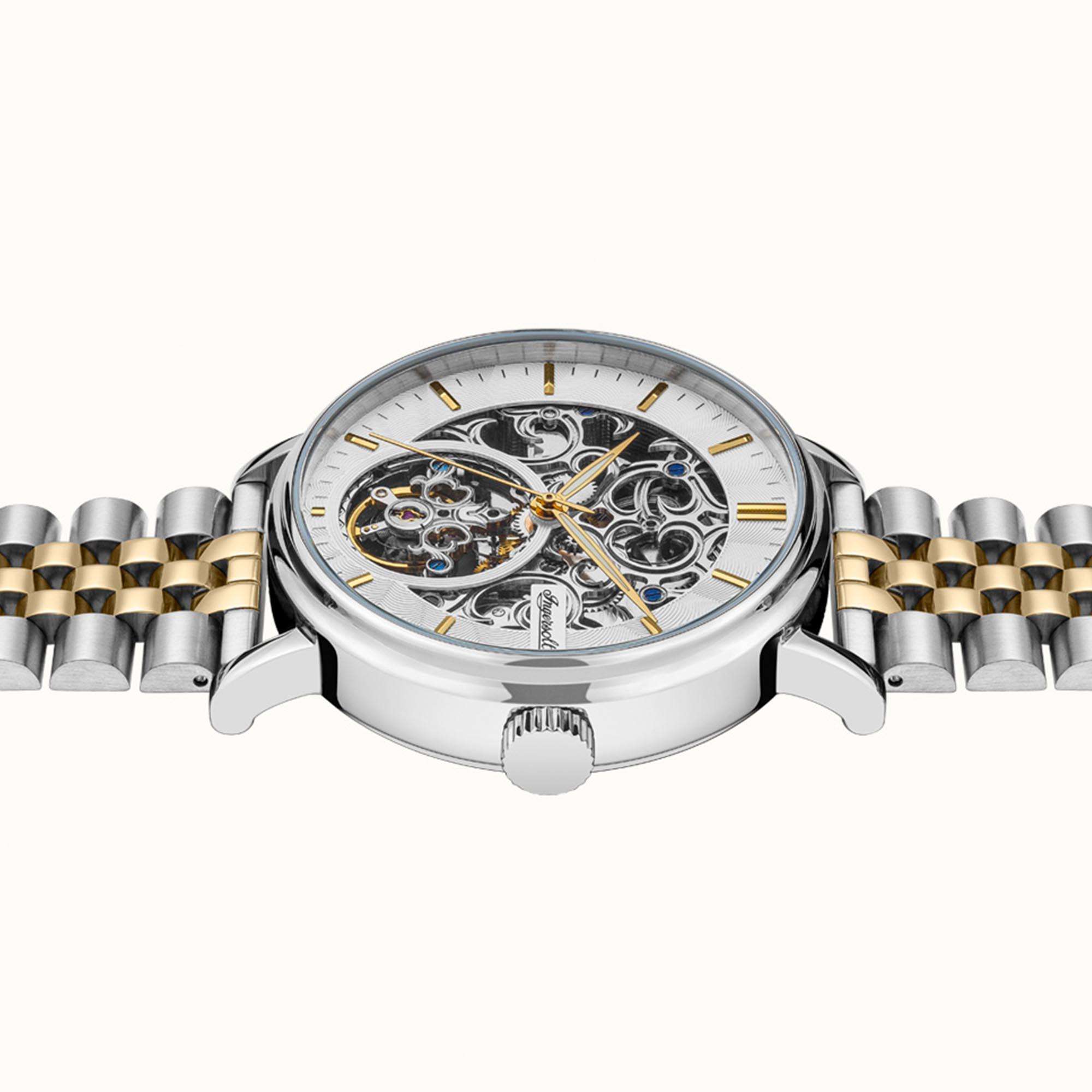 Ingersoll The Charles Automatic Silver Dial Stainless Steel Bracelet Men's Watch I05806
