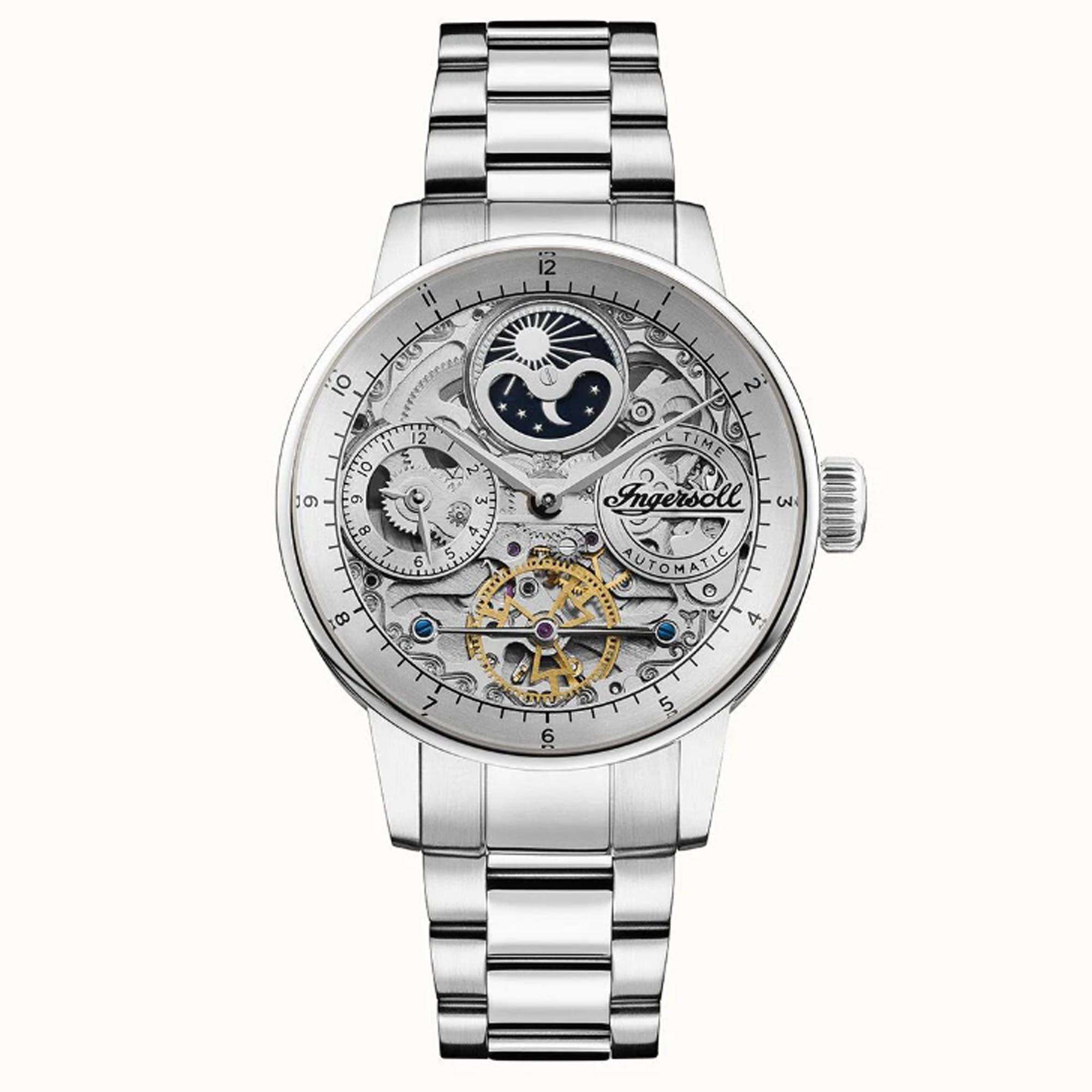Ingersoll  The Michigan  Automatic Blue Dial Stainless Steel Bracelet Men's Watch I01107