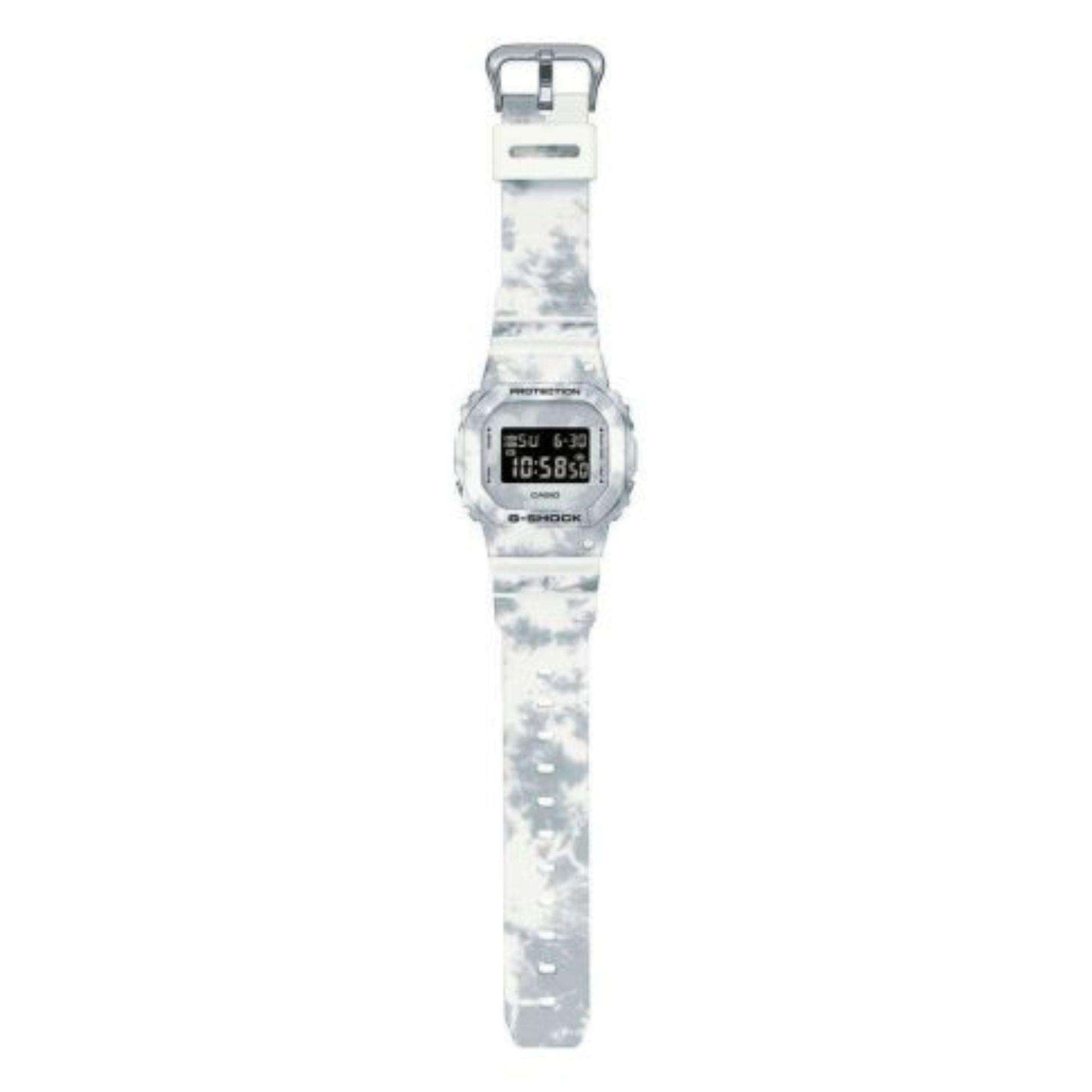 Casio G-Shock Frozen Forest Series Snow Camouflage Quartz Digital Dial Men's Watch DW-5600GC-7ER