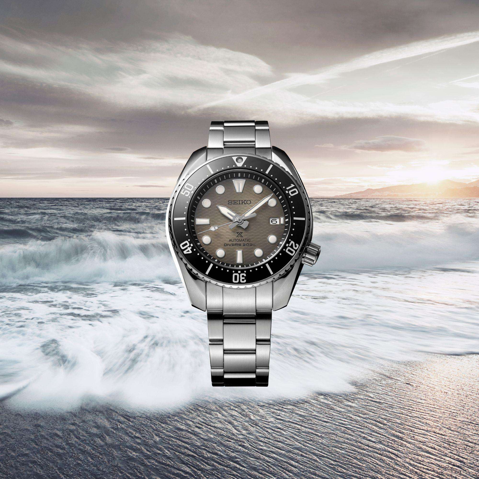 Prospex King Sumo "Gradation" Automatic Grey Dial Steel Bracelet Divers Watch SPB323J1