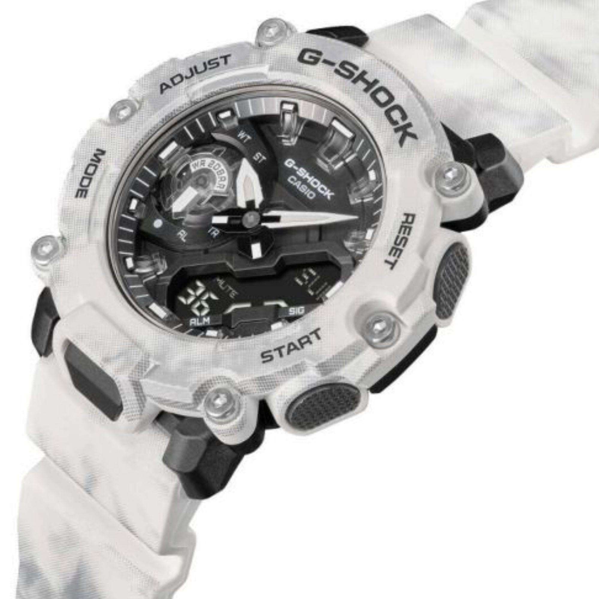 Casio G-Shock Snow Camo Series Dual Display Men's Watch GA-2200GC-7AER