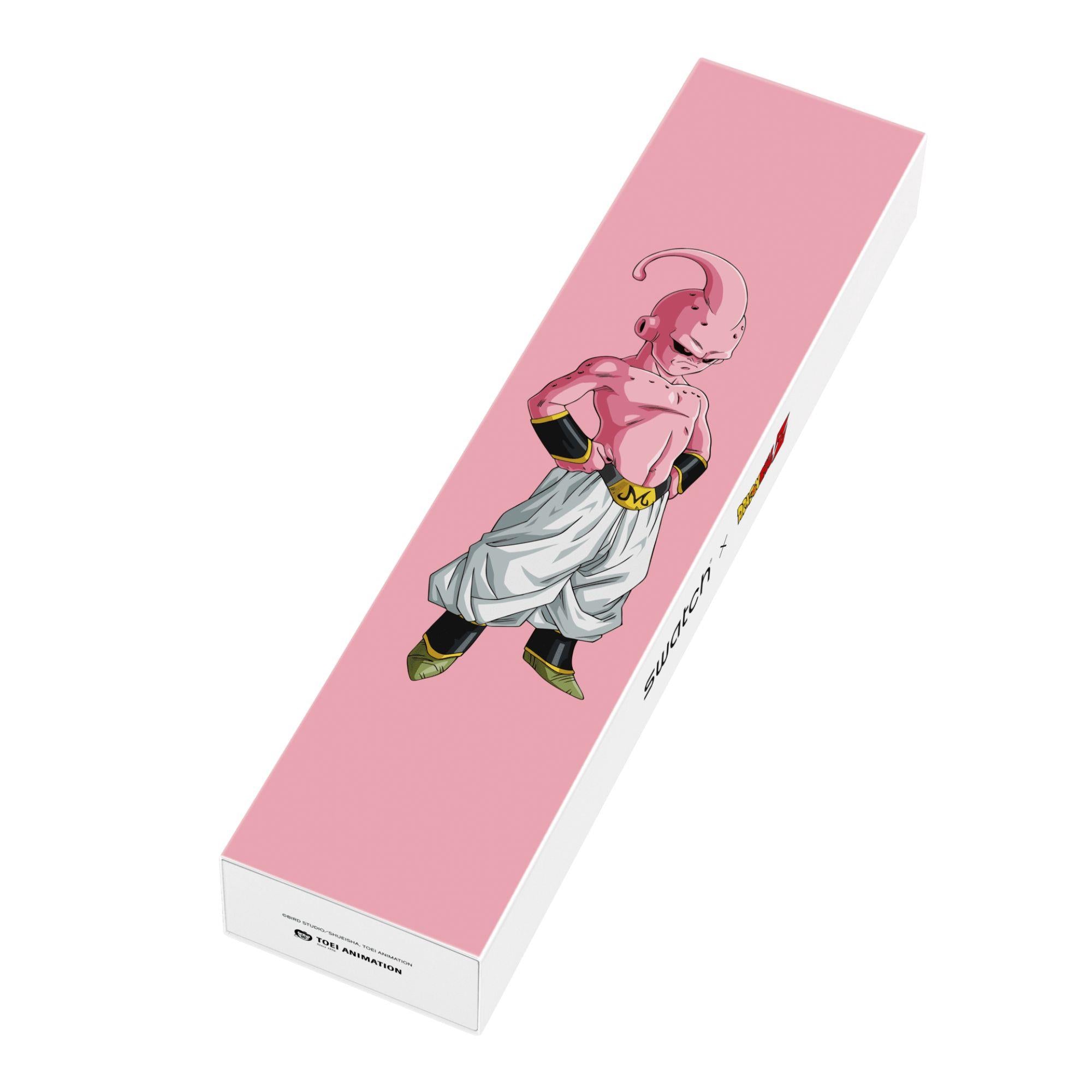 Swatch Dragon Ball Z Majin Buu Original Gent Yellow Dial Quartz Watch GZ358