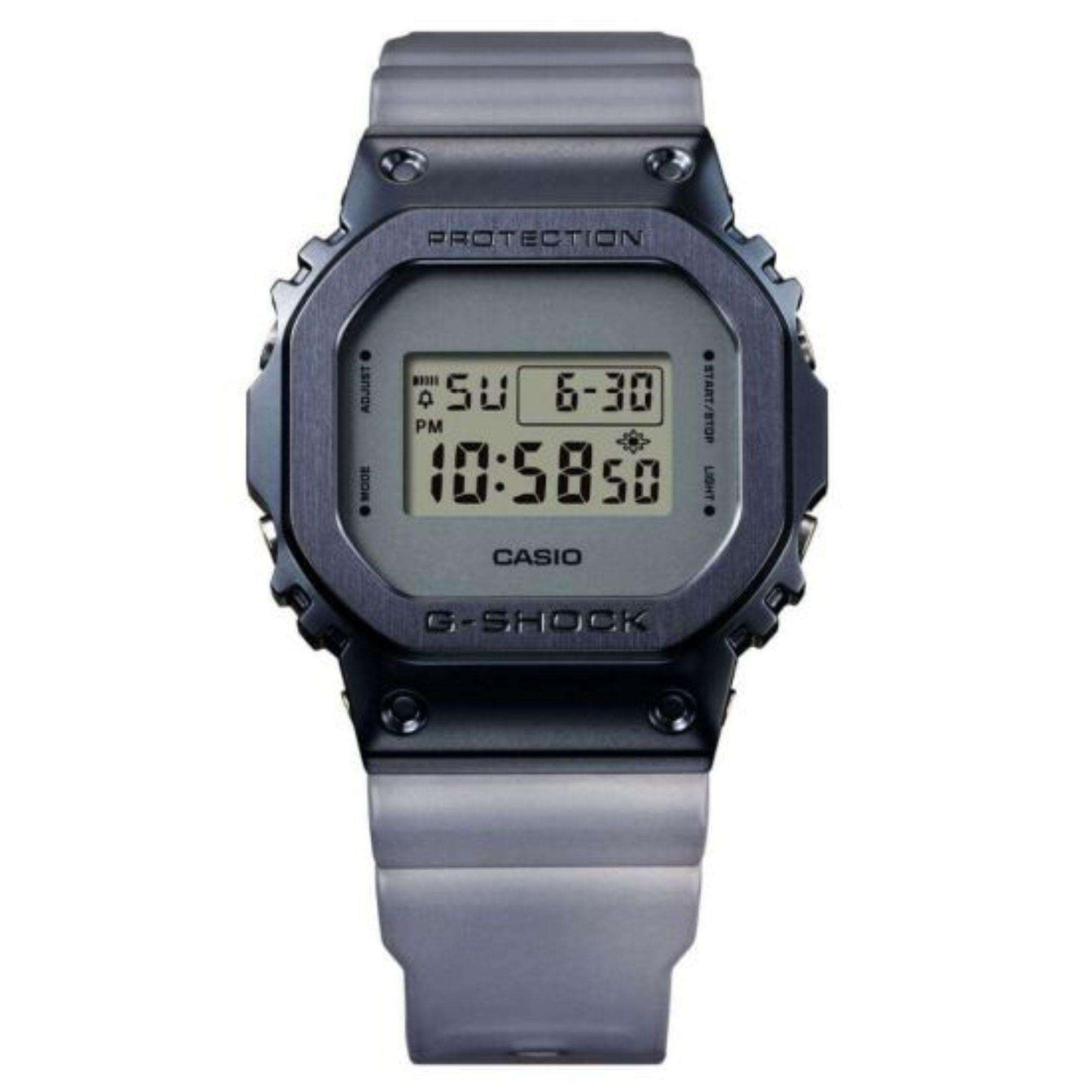 Casio G-Shock Mystic Fog Quartz Metal Bezel Grey Face Resin Strap GM-5600MF-2ER