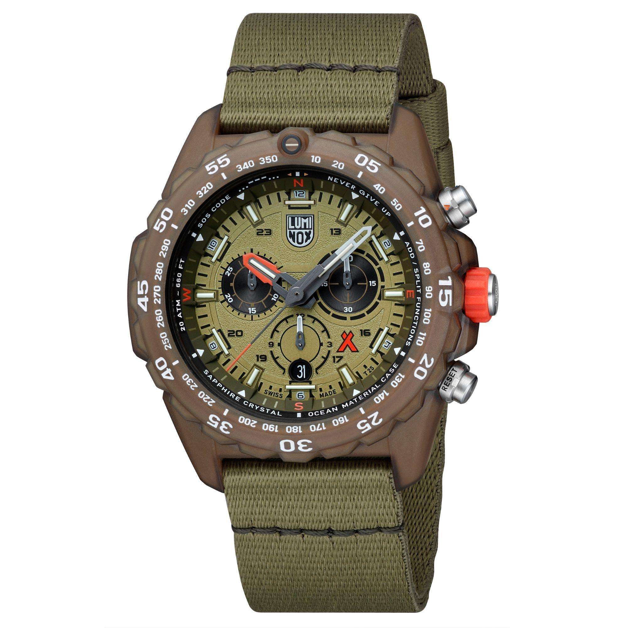 Luminox Bear Grylls Survival 3740 Eco Master Series Green Dial Men's Watch XB.3757.ECO