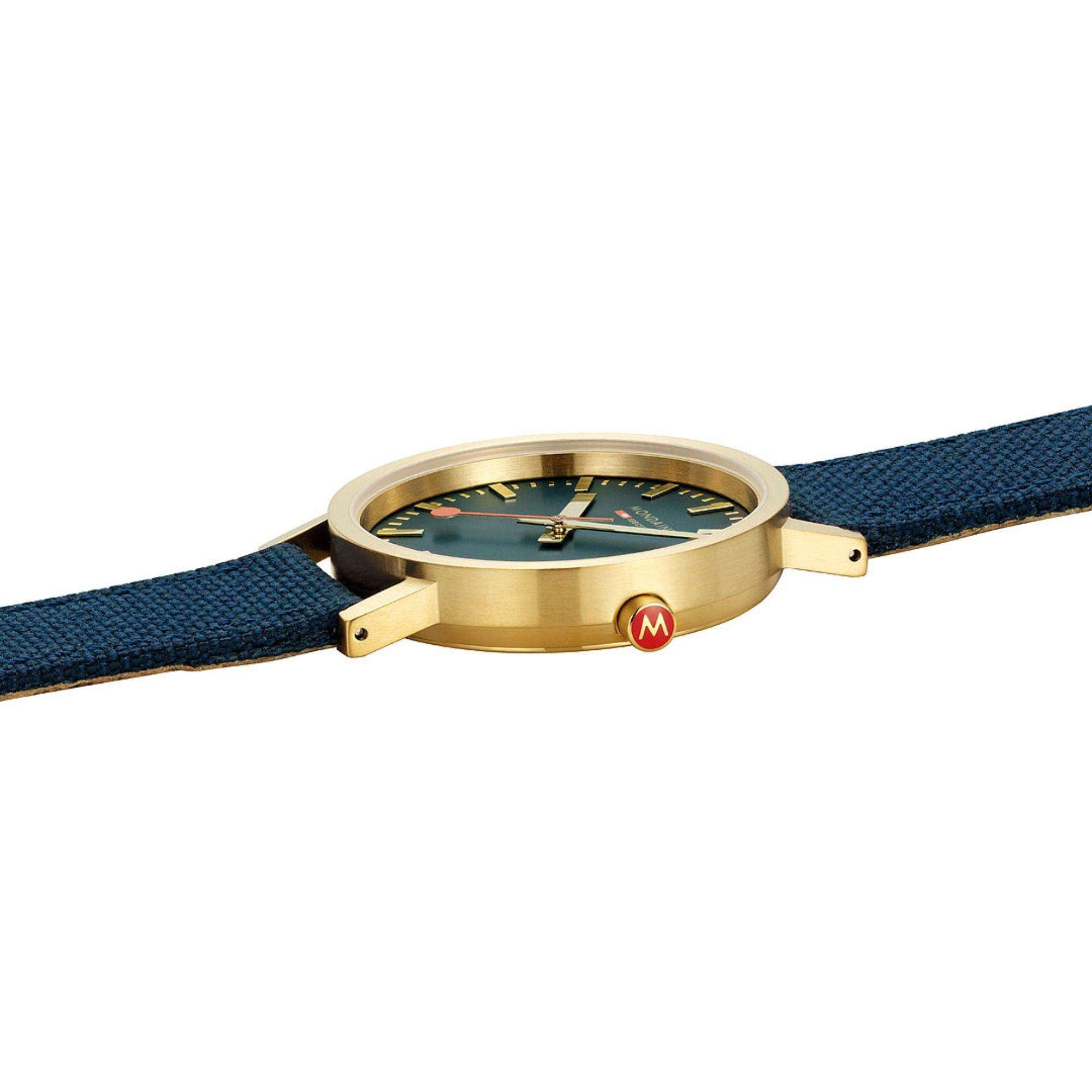 Mondaine Classic Deep Ocean Blue Unisex Watch A660.30314.40SBQ