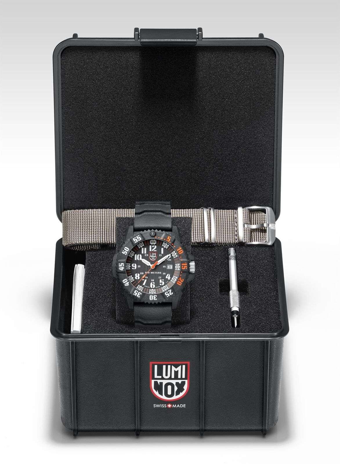 Luminox Master Carbon Seal Set 3800 Series Black Dial Watch XS