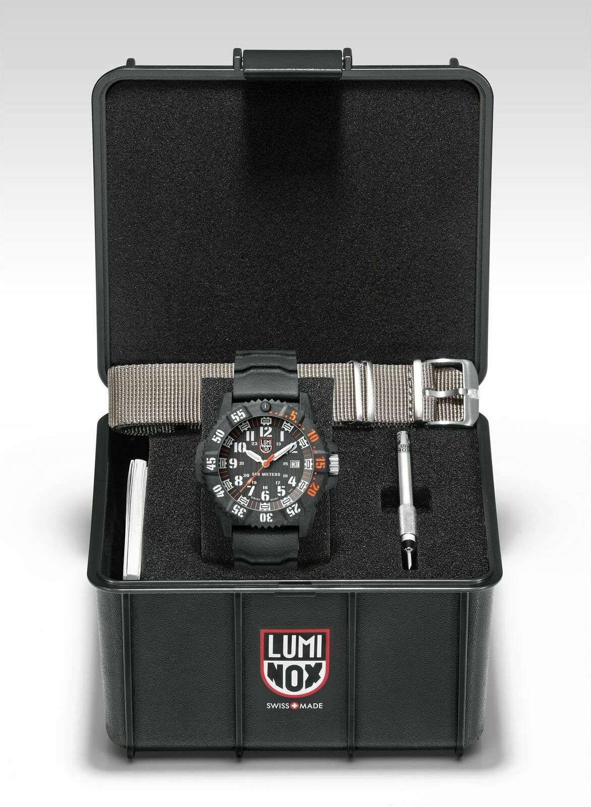 Luminox Master Carbon Seal Set 3800 Series Black Dial Watch XS