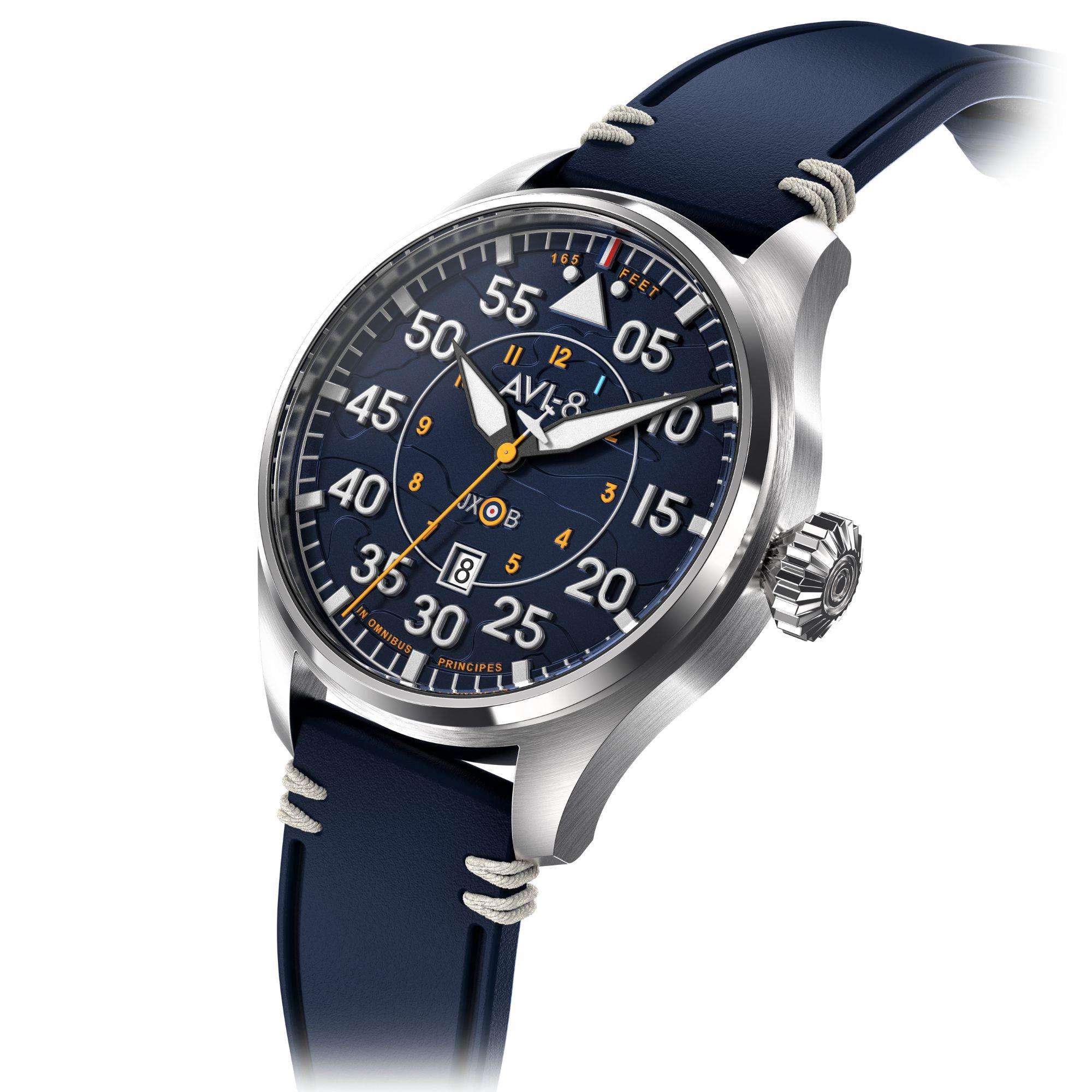 AVI-8 Hawker Hurricane Clowes Automatic Acklington Mens Watch AV-4097-02