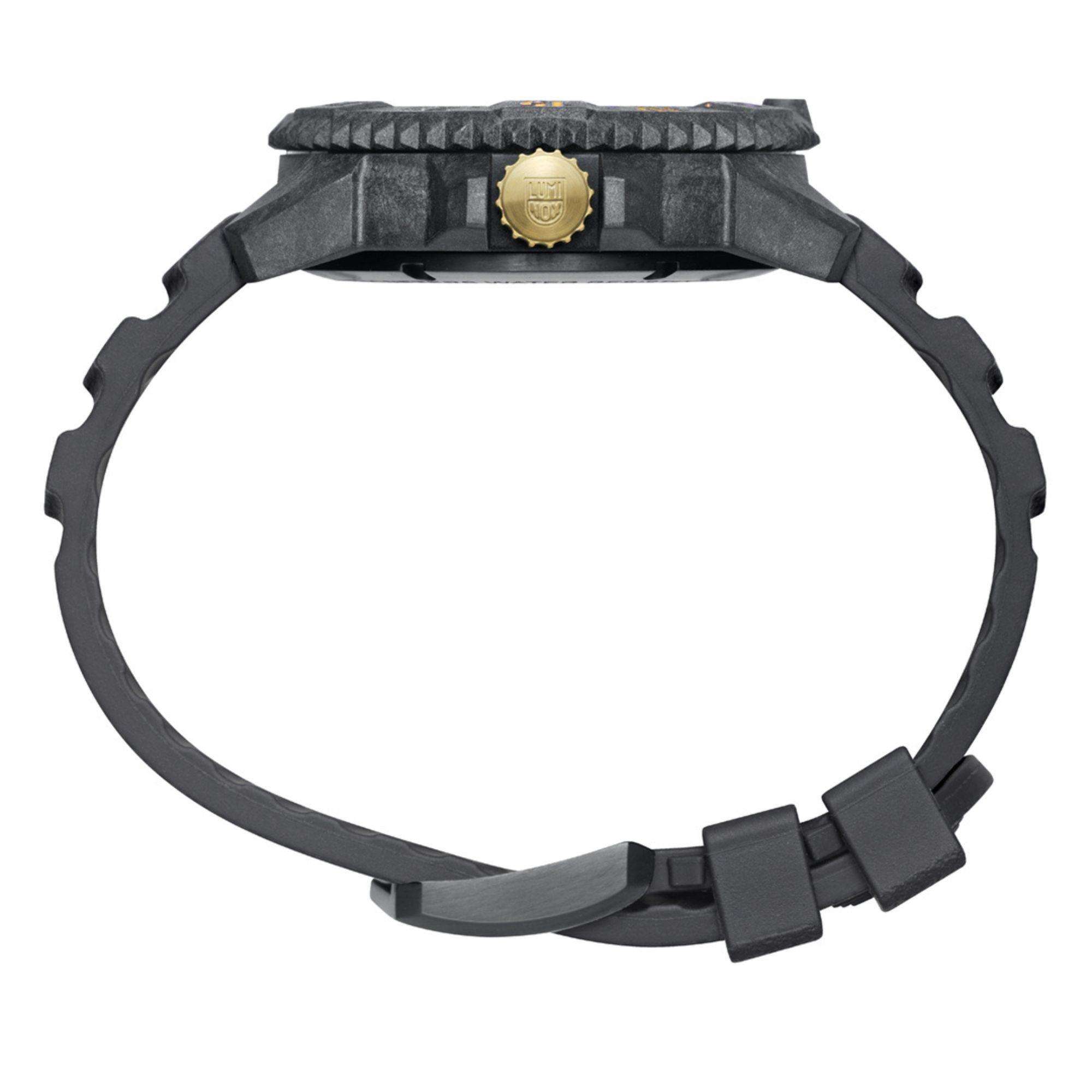 Luminox Master Carbon Seal 3800 Series Black Dial Grey Rubber Strap Men's Watch XS.3805.NOLB.SE