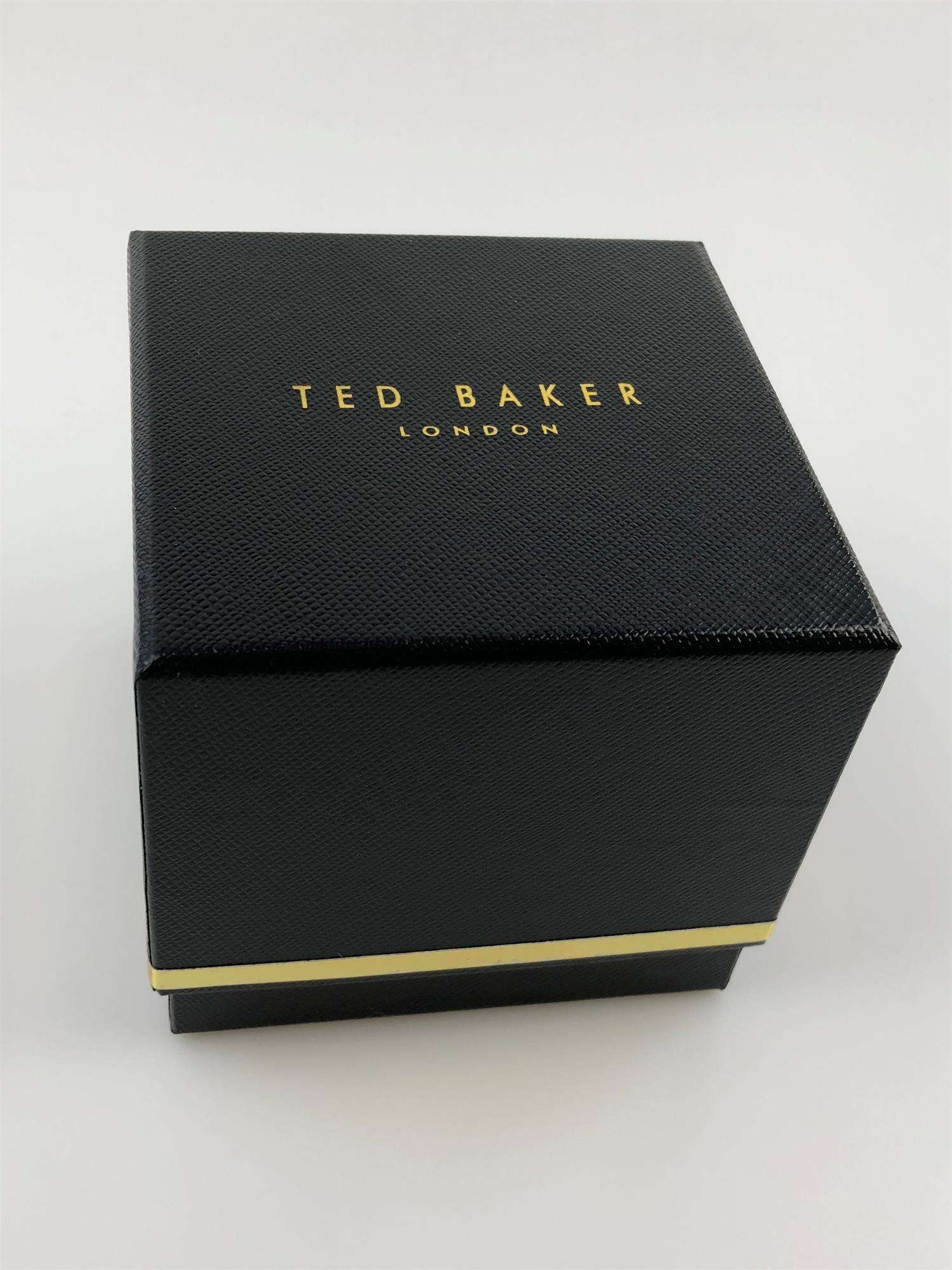 Ted Baker Connor Blue Dial Black Mesh Bracelet Men's Watch TE15062008