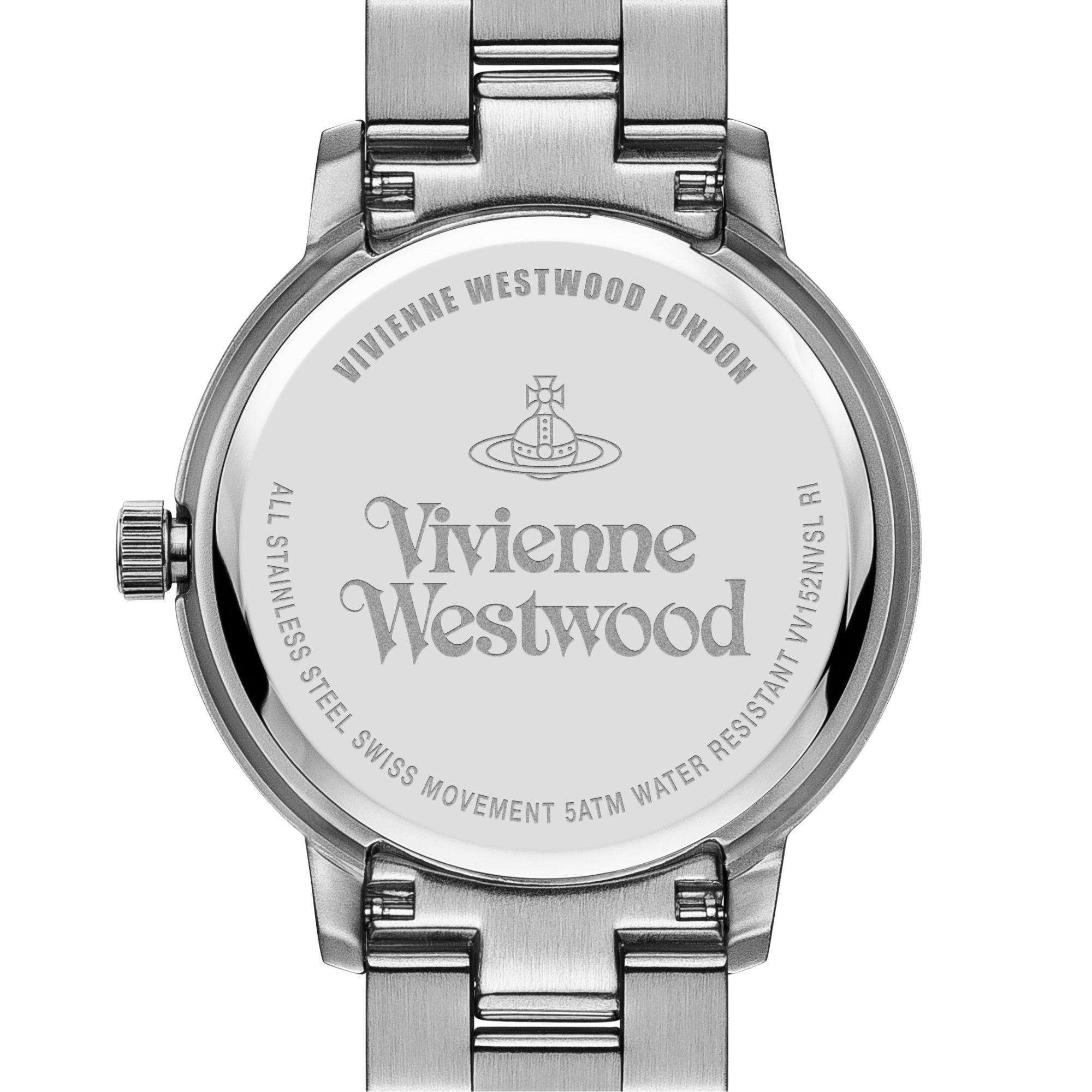 Vivienne Westwood Bloomsbury Blue Dial Steel Strap Women's Watch VV152NVSL