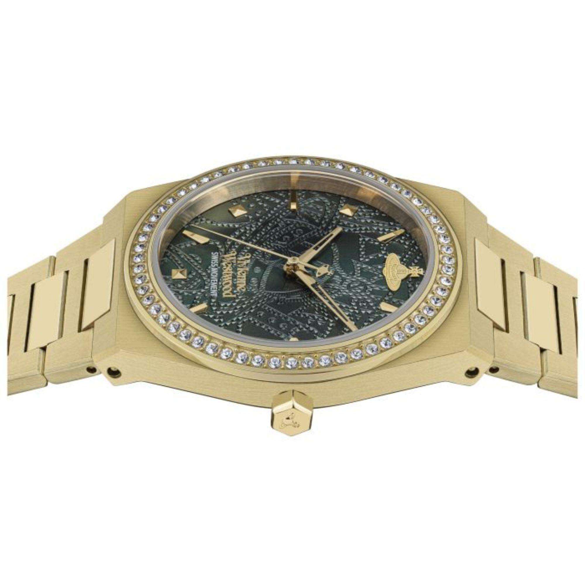 Vivienne Westwood Charterhouse Black Dial Ladies Bracelet Watch