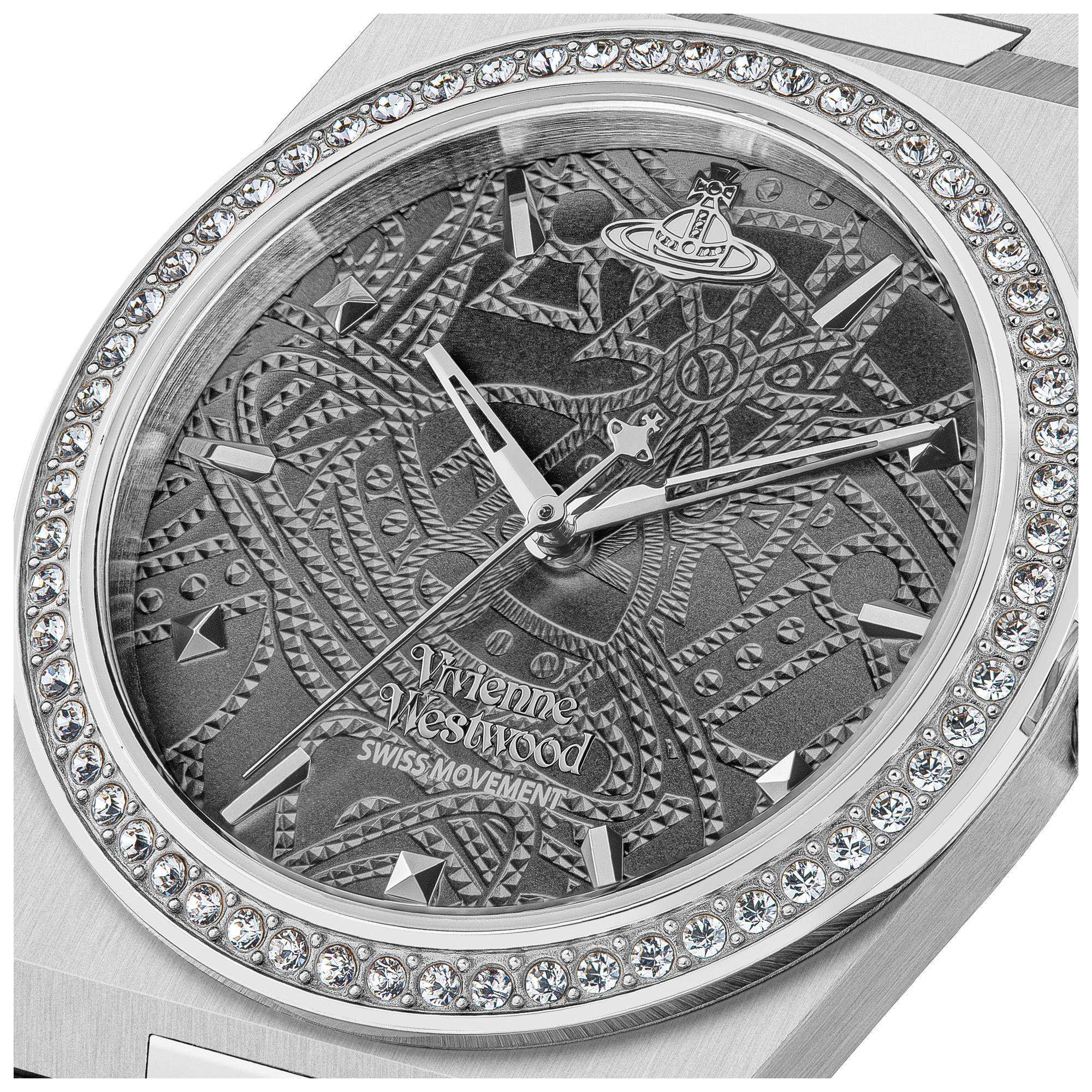 Vivienne Westwood Charterhouse Grey Dial Stainless Steel Bracelet Ladies Watch VV244GYSL