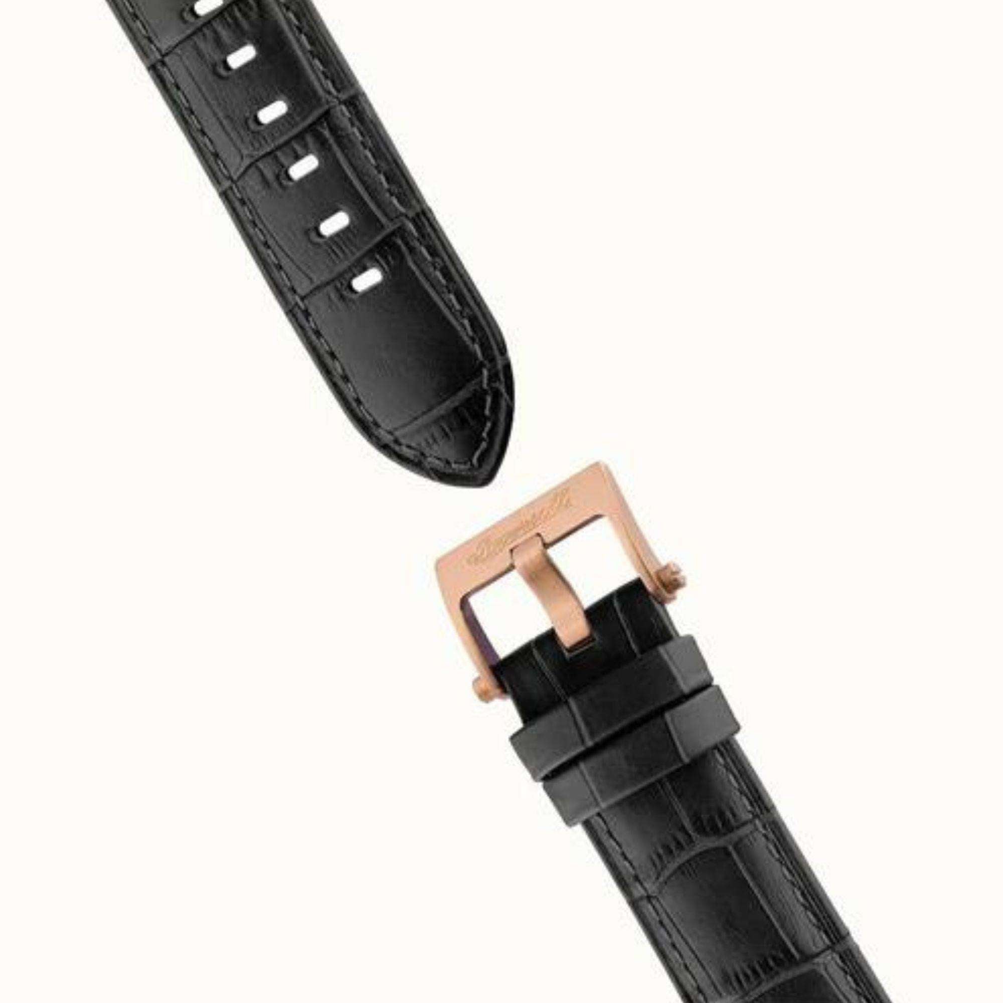 Ingersoll 1892 The Shelby Automatic Men's Watch with Grey Dial and Black Leather Strap - I12002