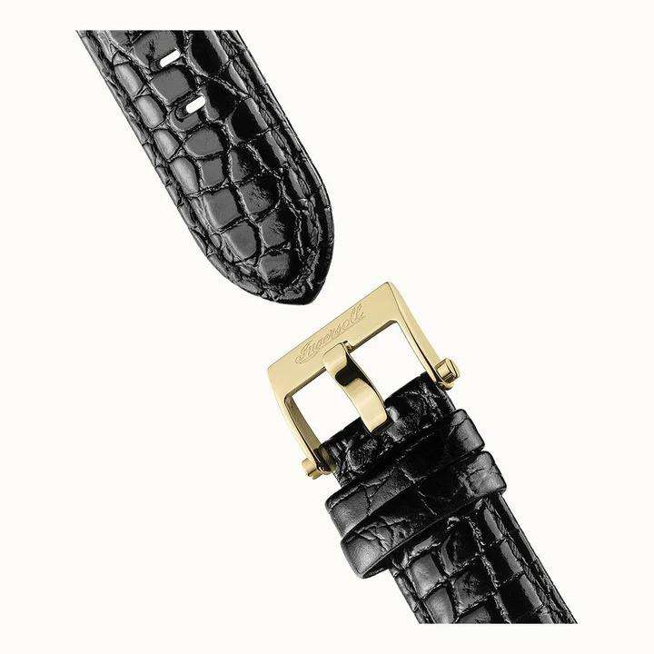 Ingersoll 1892 The Charles Men's Automatic Watch with a Black Dial and a Black Leather Strap - I05802B