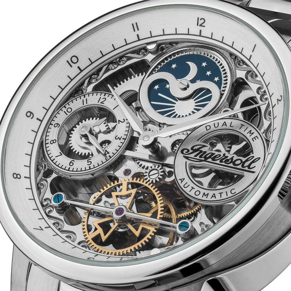 Ingersoll The Jazz 1892 Automatic Silver Dial Steel Bracelet Men's Watch I07703