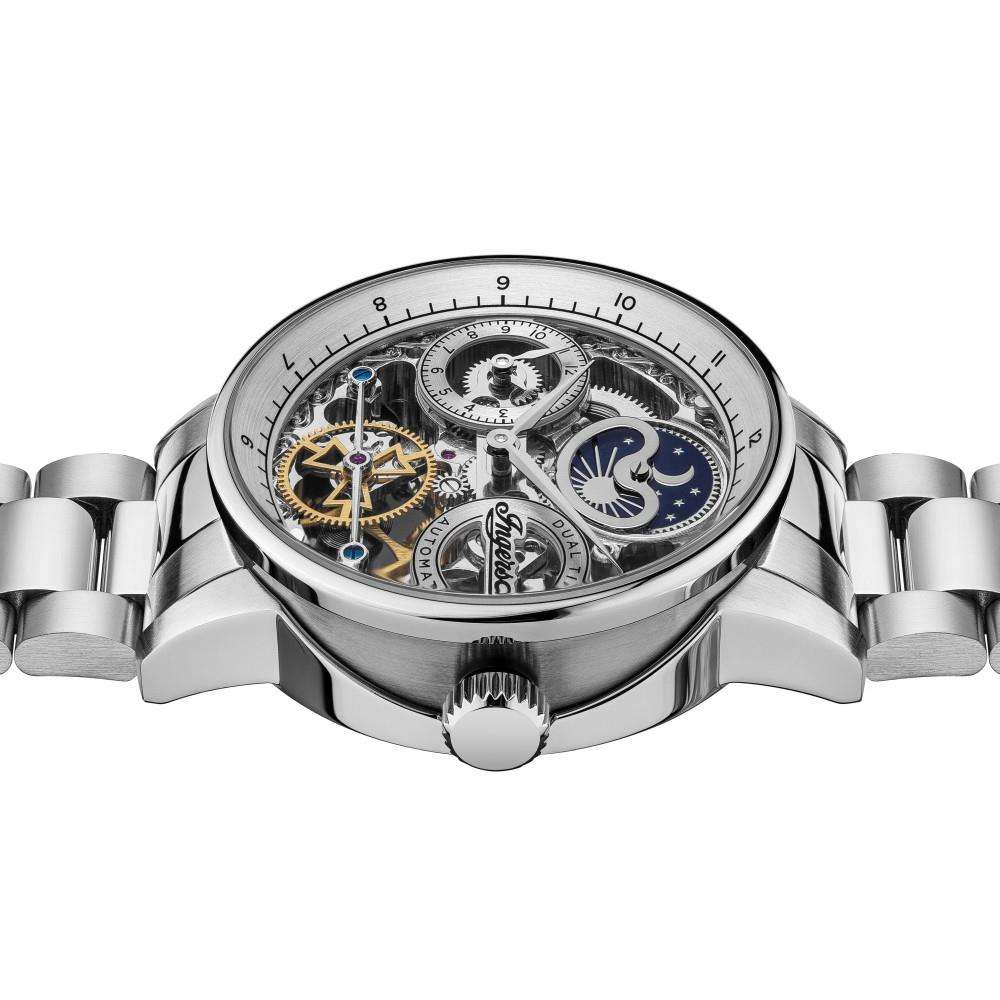Ingersoll The Jazz 1892 Automatic Silver Dial Steel Bracelet Men's Watch I07703
