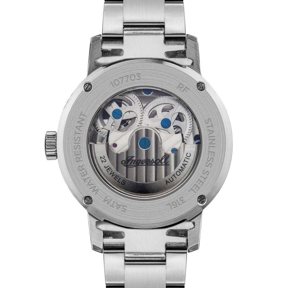Ingersoll The Jazz 1892 Automatic Silver Dial Steel Bracelet Men's Watch I07703