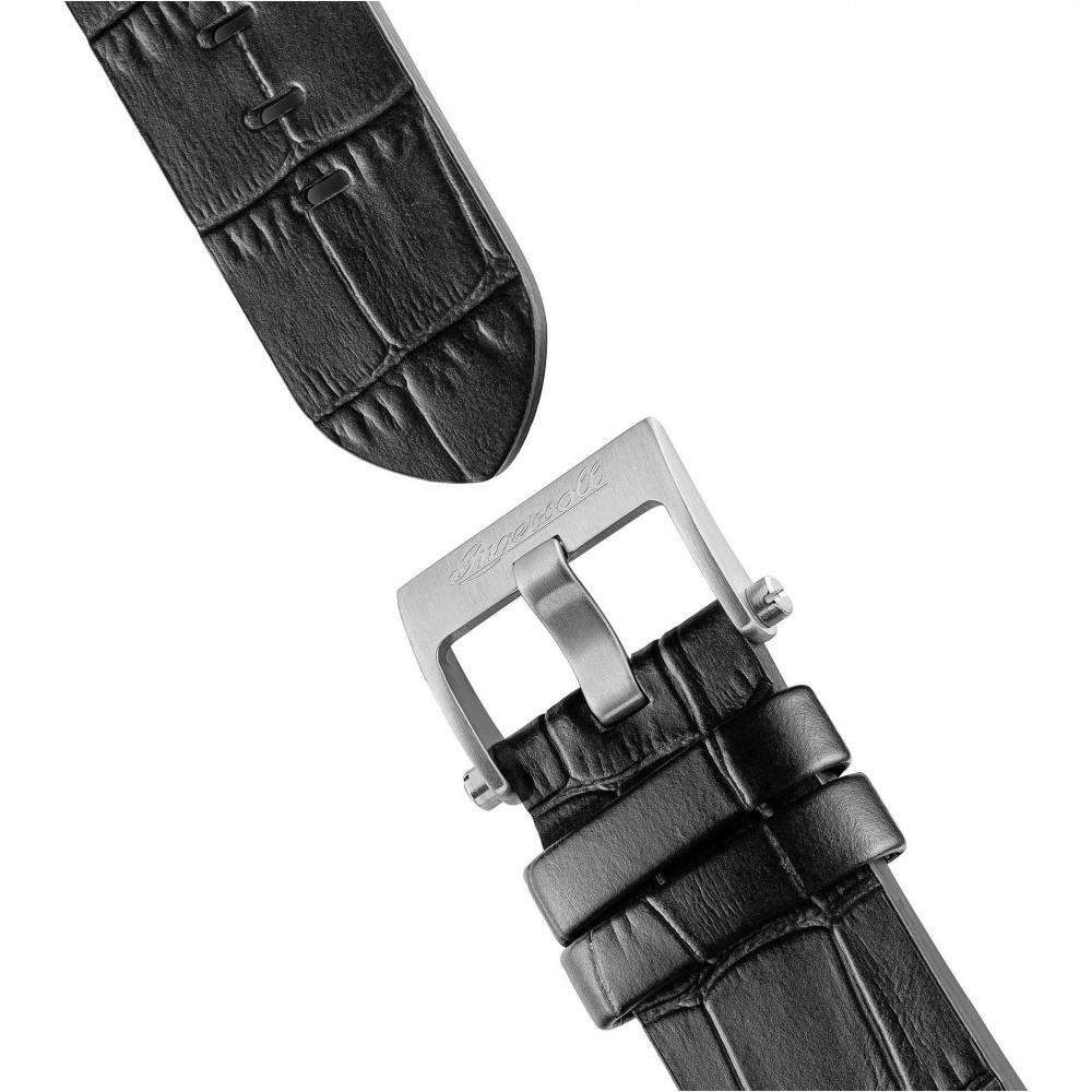 Ingersoll 1892 The Broadway Automatic Men's Watch with Black Dial and Black Leather Strap- I12903