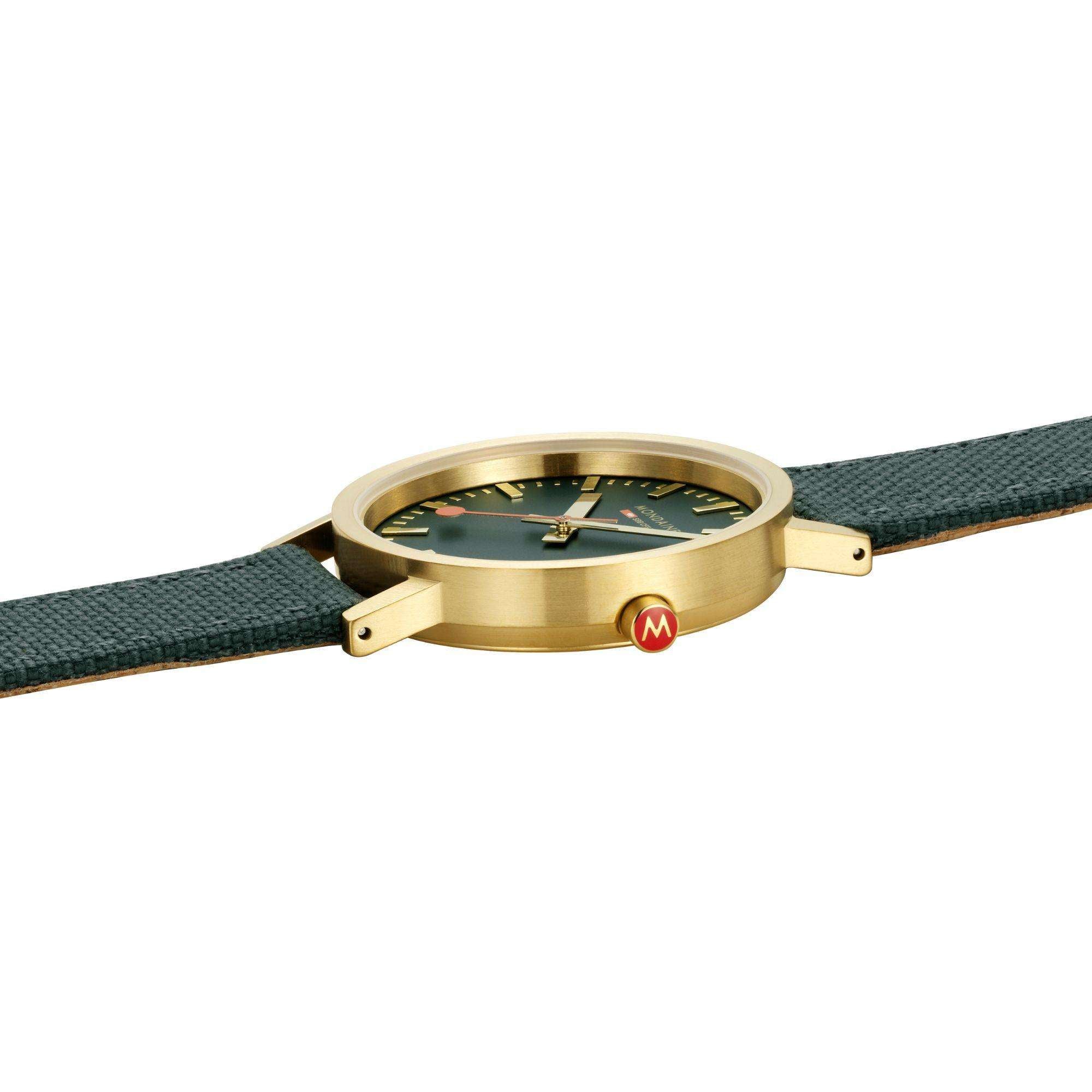 Mondaine Classic Forest Green Dial Unisex Watch A660.30314.60SBS
