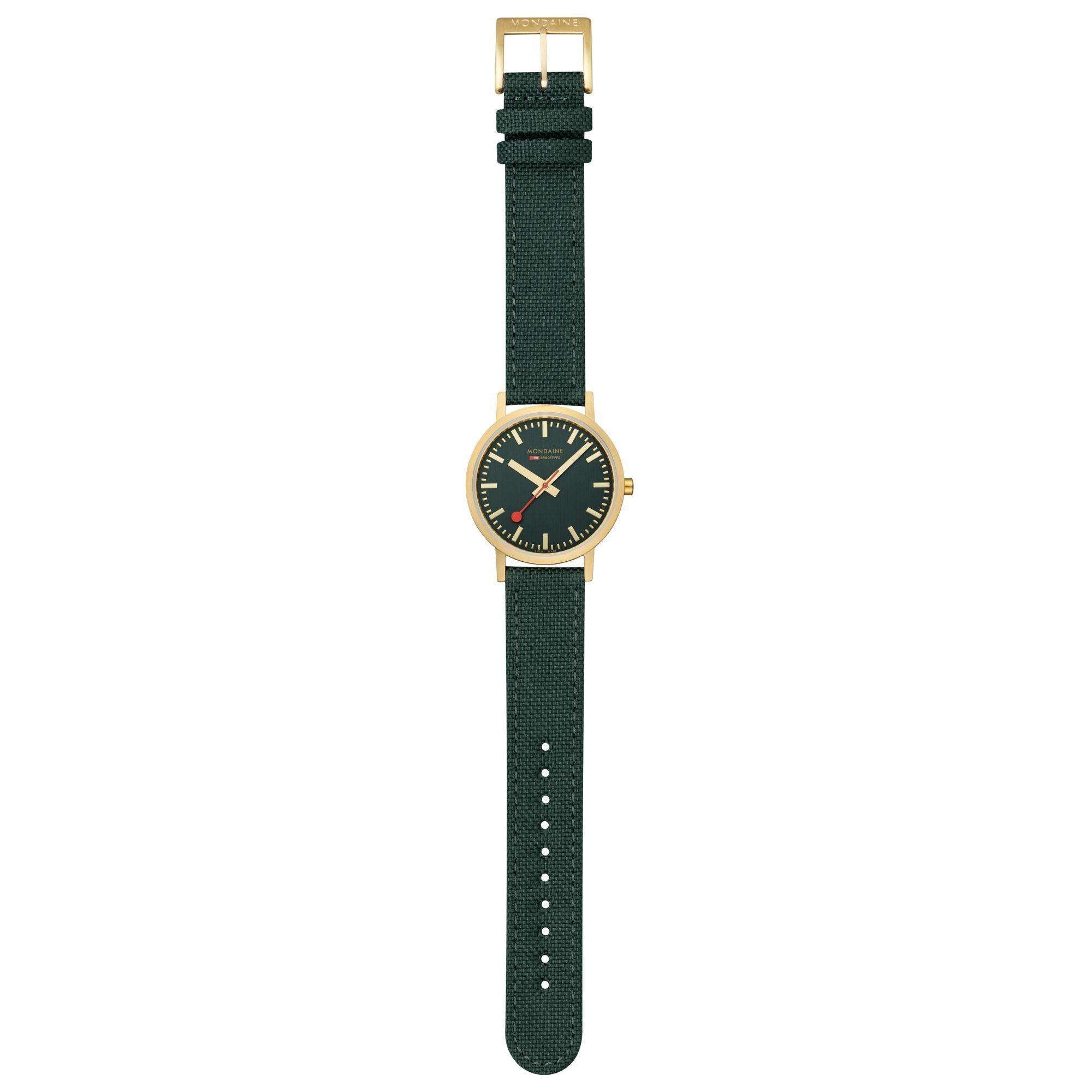Mondaine Classic Forest Green Dial Unisex Watch A660.30314.60SBS