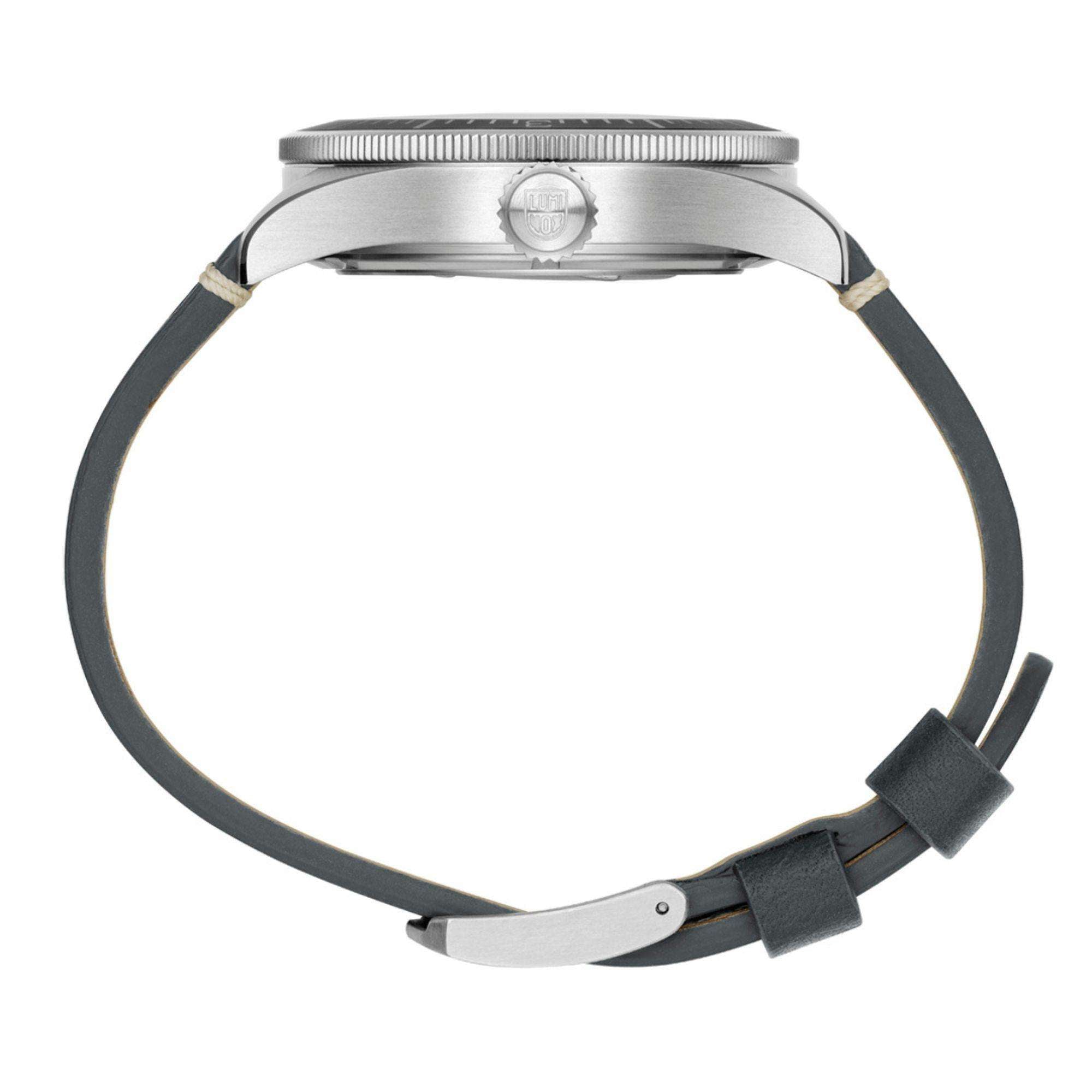 Luminox Air Automatic Constellation 9600 Series Grey Dial Leather Strap Men's Watch XA.9602