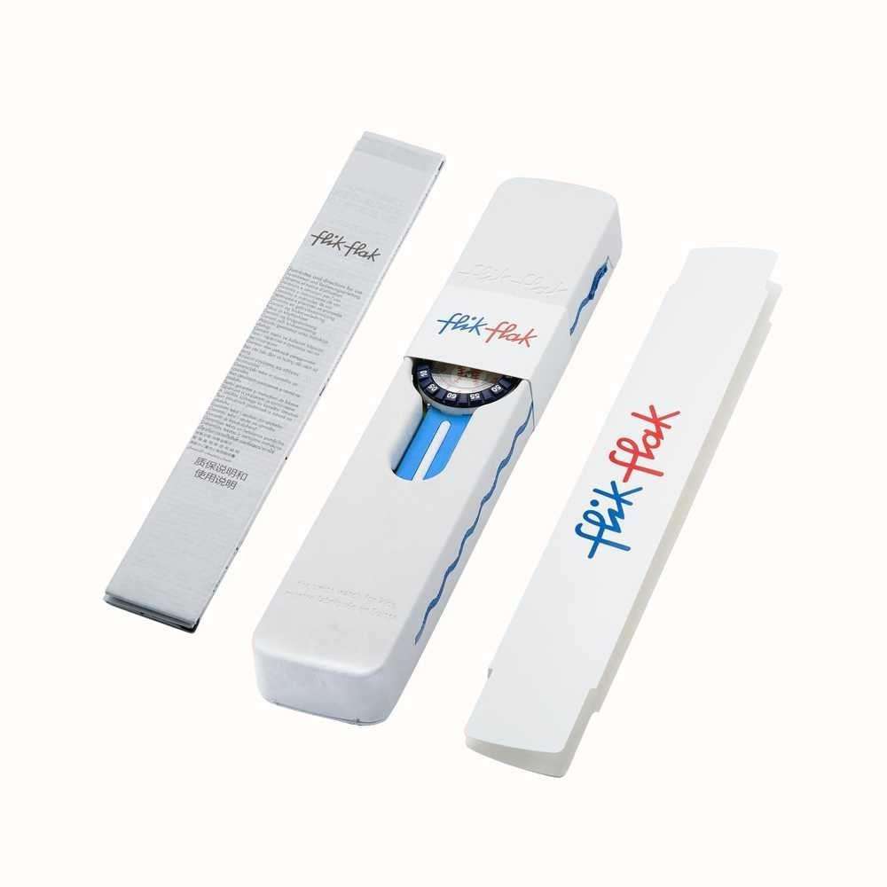 Flik Flak Dinosauritos Quartz Two Tone Dial Red Textile Strap Children?s Watch FBNP117