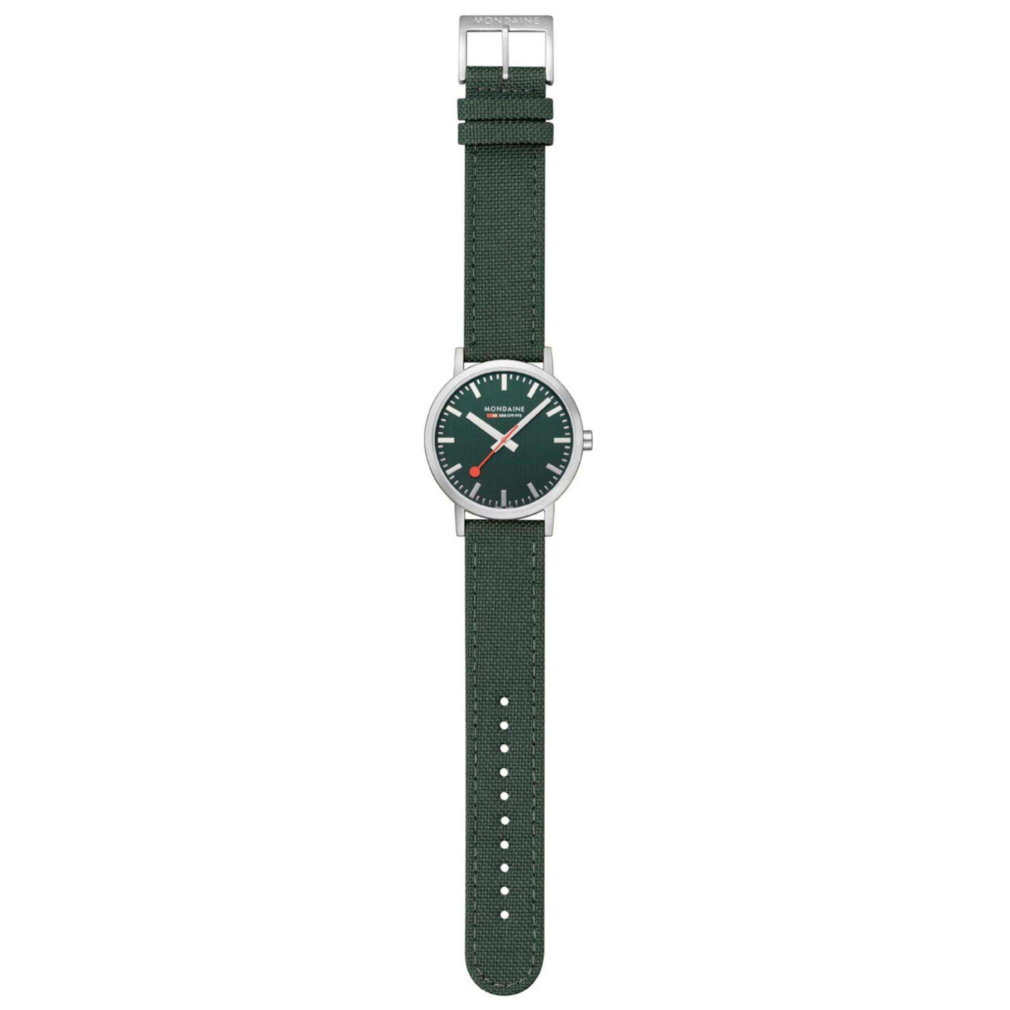 Mondaine Classic Forest Green Dial Unisex Watch A660.30360.60SBF