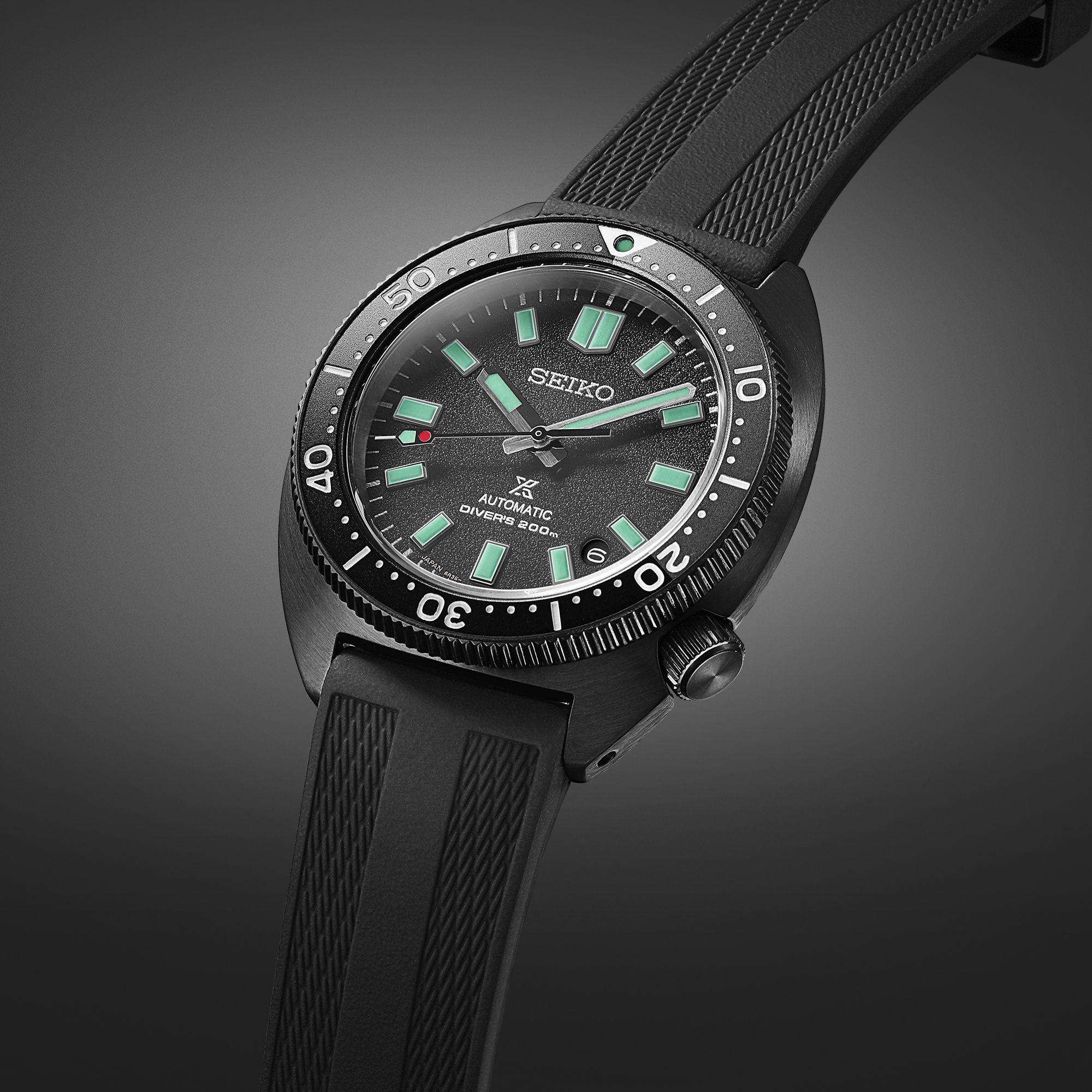 Seiko Prospex Black Series Night Turtle Automatic Black PVD Men's Watch SPB335J1
