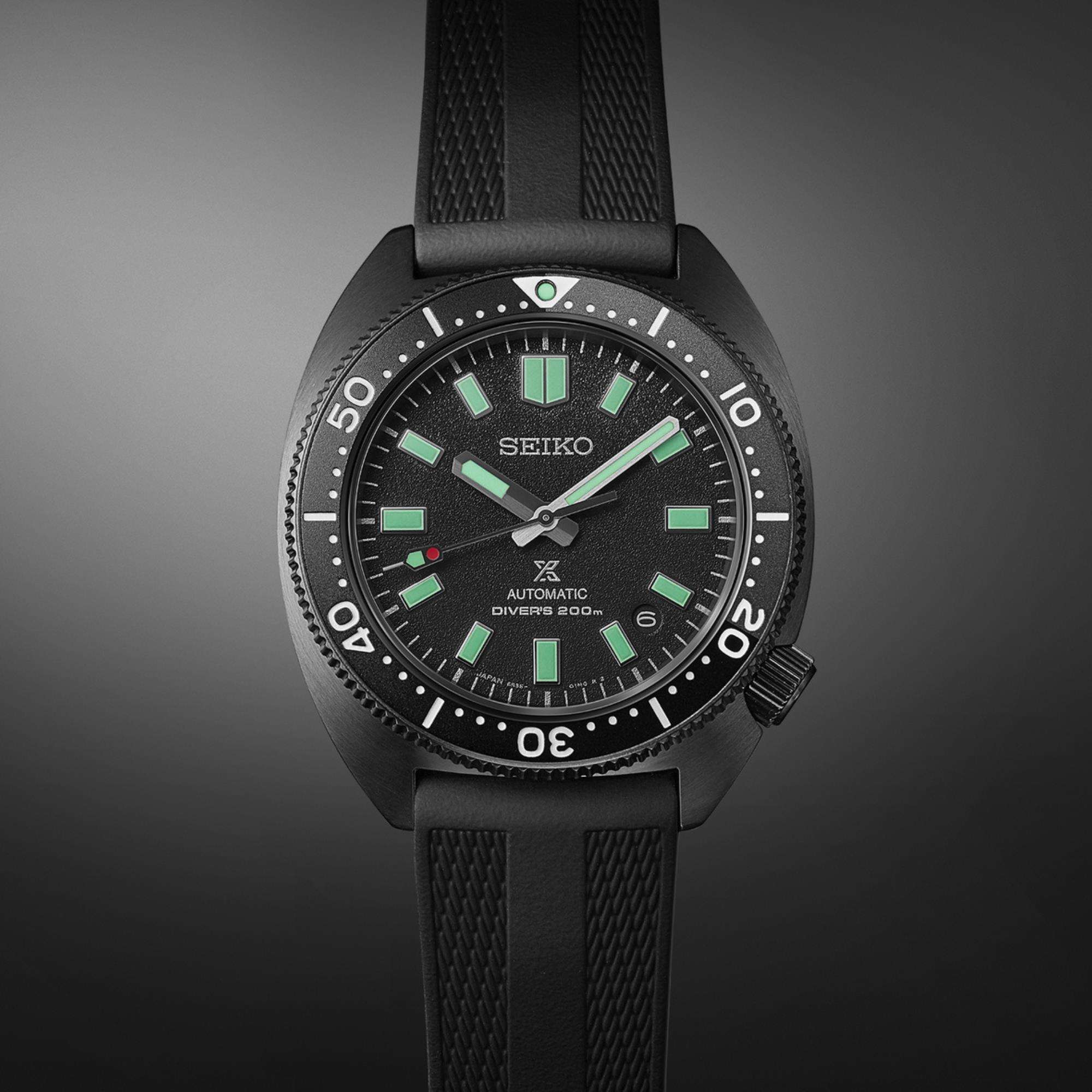 Seiko Prospex Black Series Night Turtle Automatic Black PVD Men's Watch SPB335J1