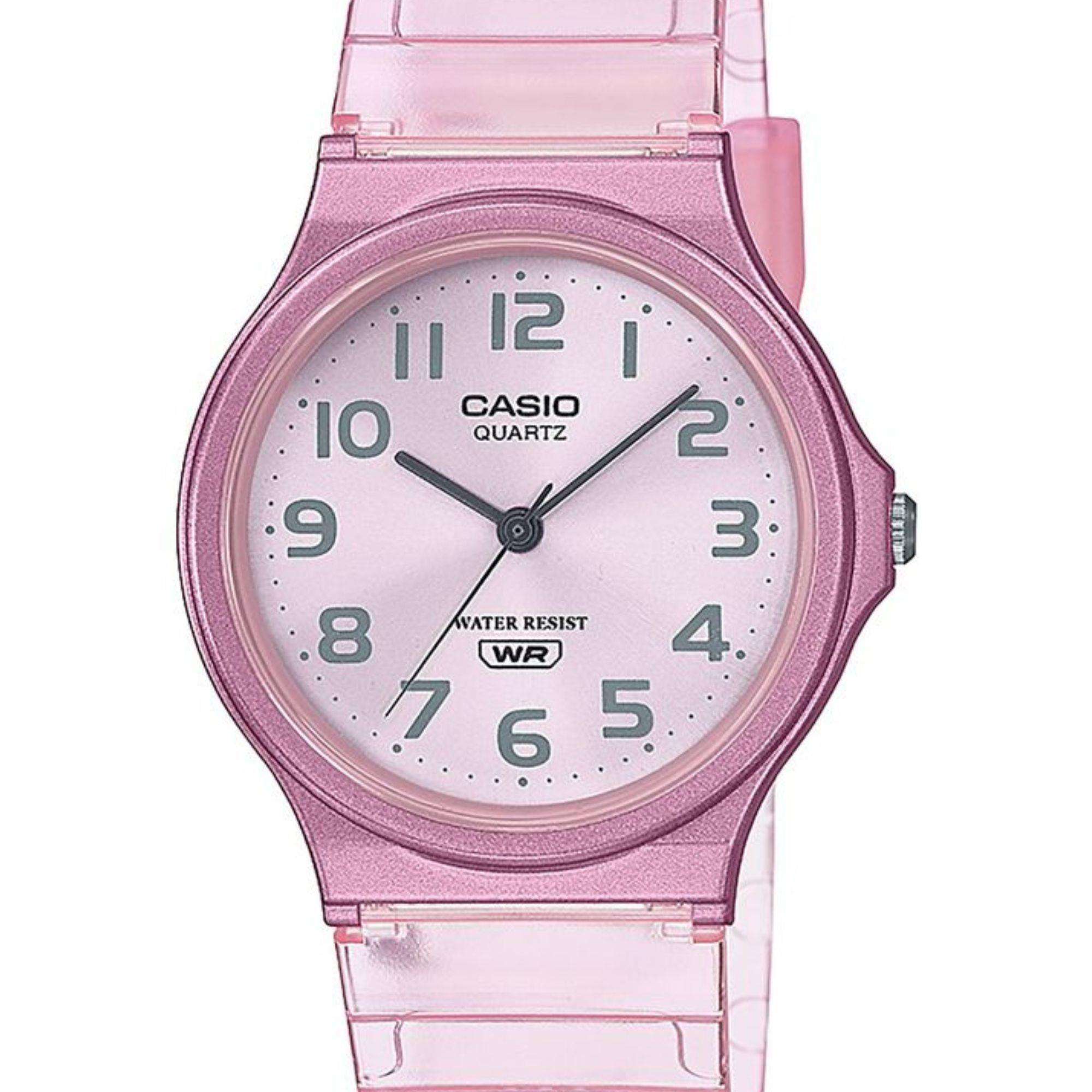 Casio Collection Pink Skeleton Series Watch MQ-24S-4BEF