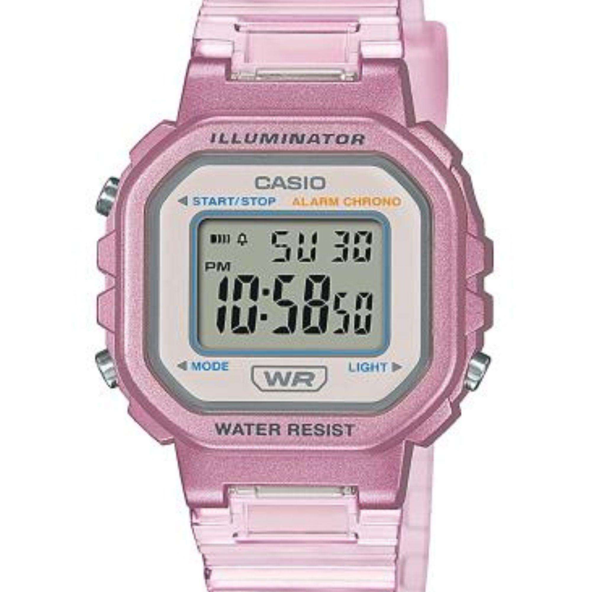 Casio Collection Pink Skeleton Series Watch LA-20WHS-4AEF