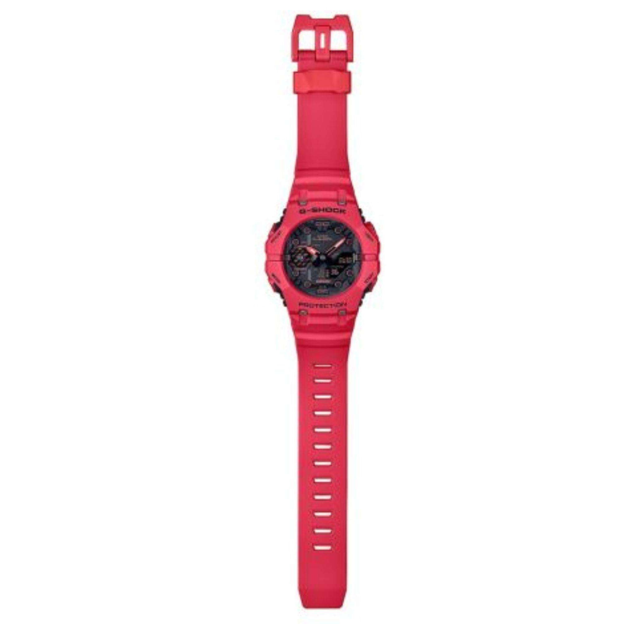 Casio G-Shock Red Integrated Bezel and Band GA-B001 Series GA-B001-4AER