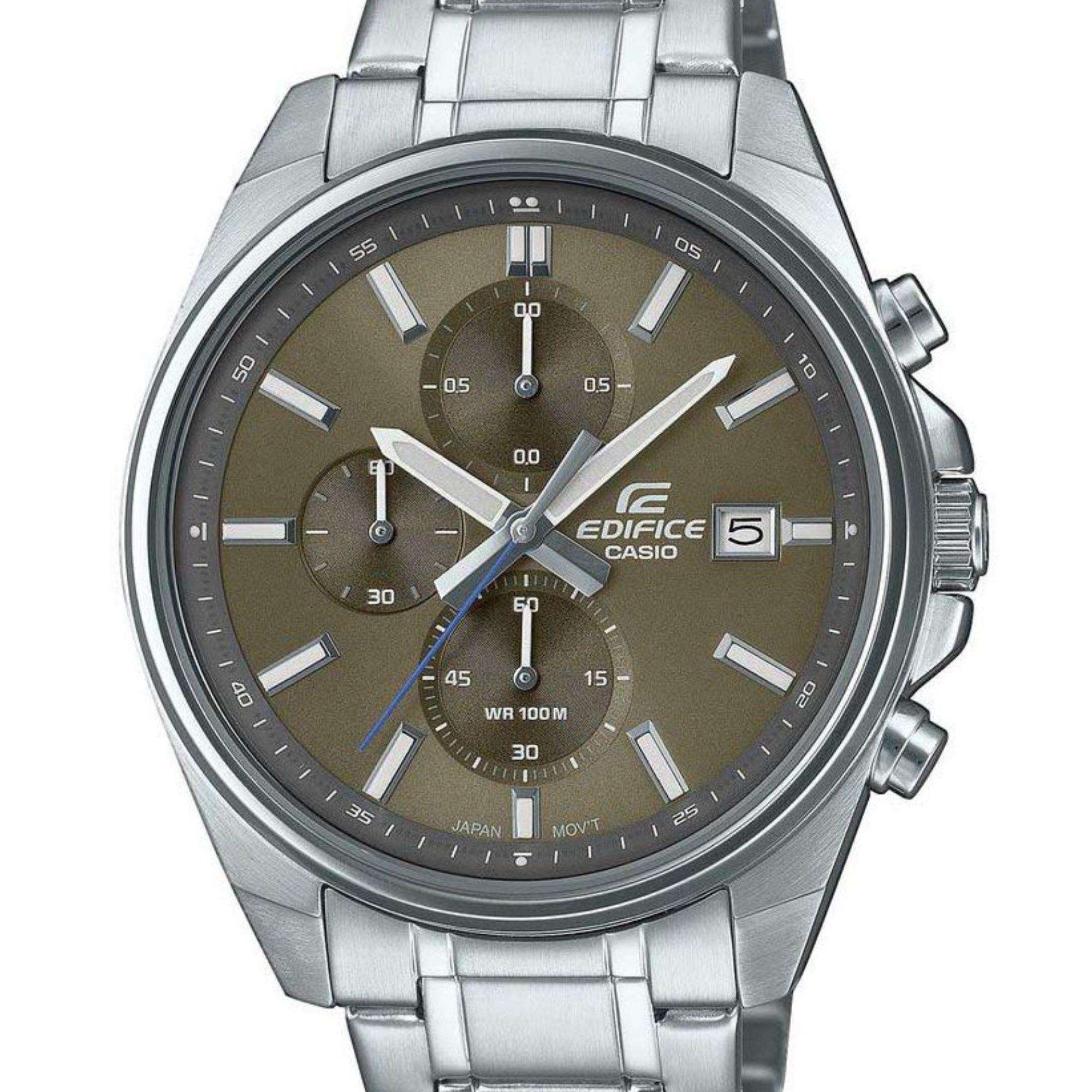 Casio Edifice Bronze Dial Steel Bracelet Mens Watch EFV-610D-5CVUEF