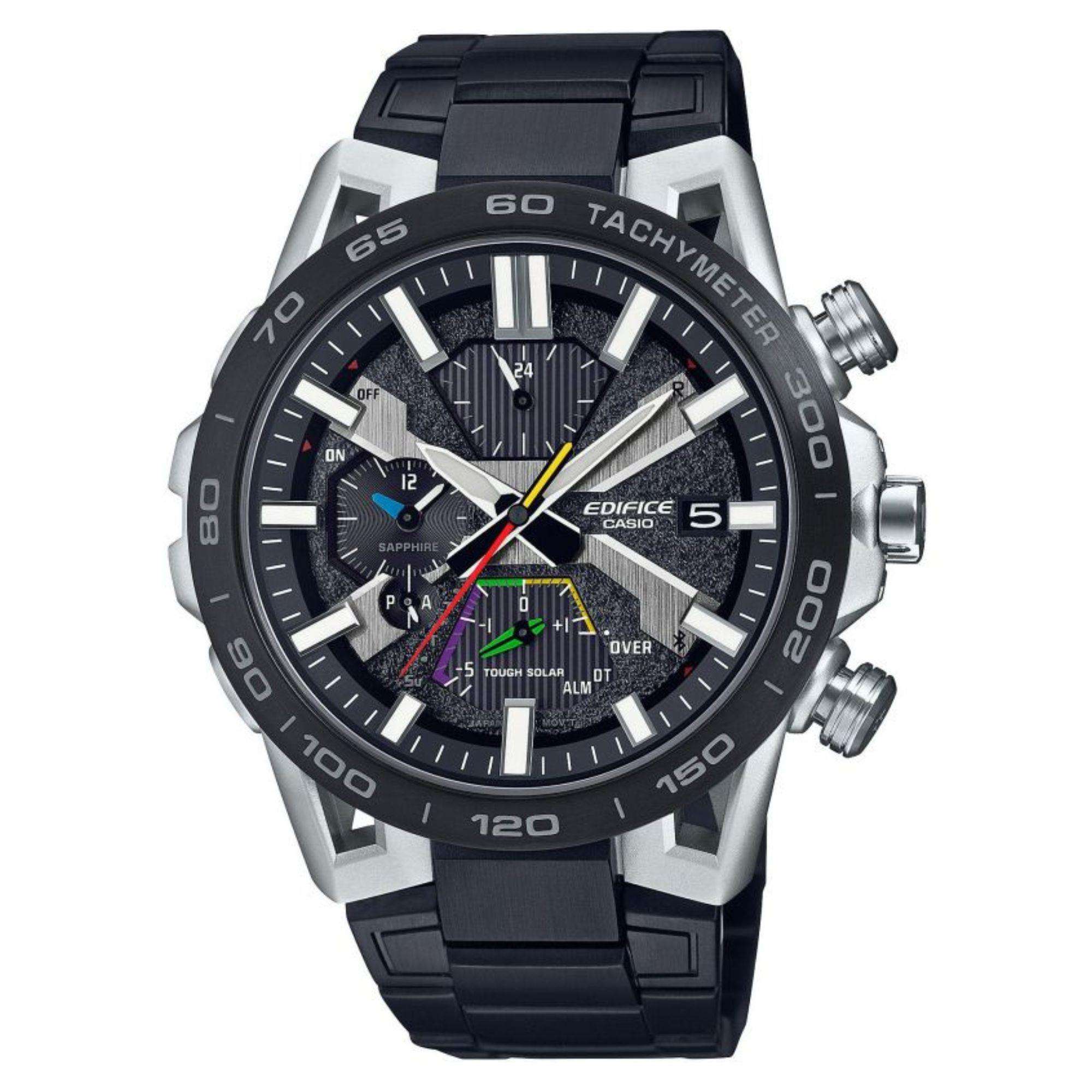 Casio Edifice Sospensione Solar Bluetooth Chronograph Grey Dial Men's Watch EQB-2000DC-1AER
