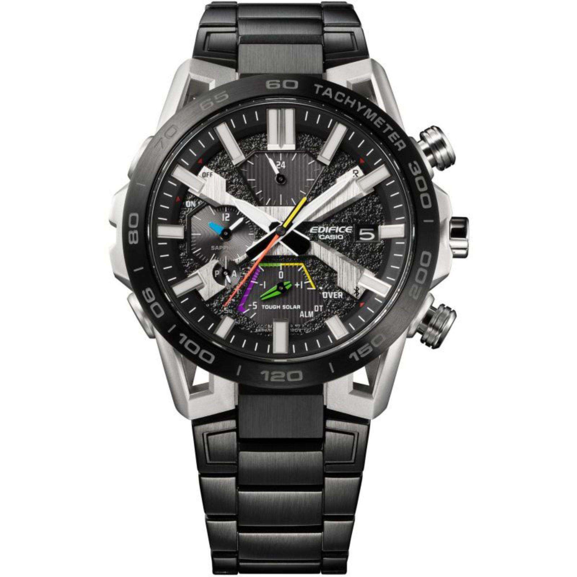Casio Edifice Sospensione Solar Bluetooth Chronograph Grey Dial Men's Watch EQB-2000DC-1AER