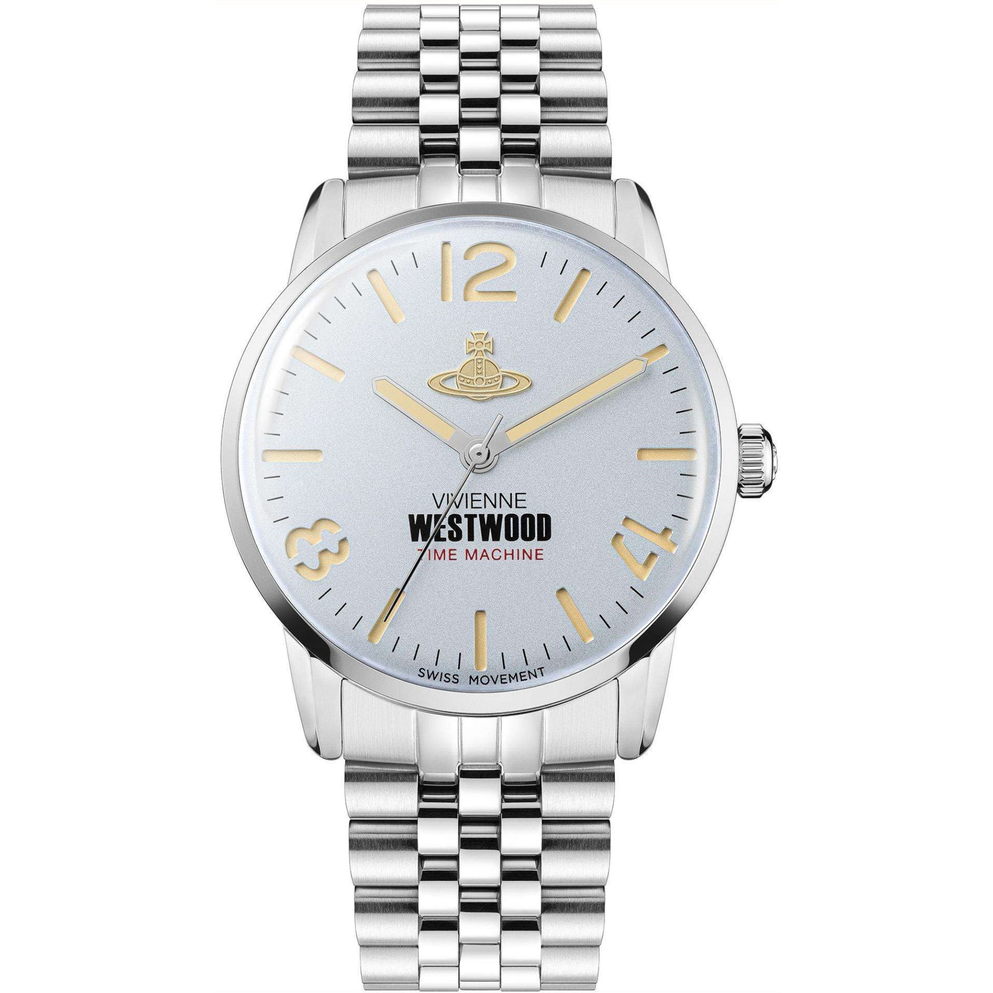 Vivienne Westwood Cadogan Blue Dial Stainless Steel Bracelet Men's Watch VV276LBLSL