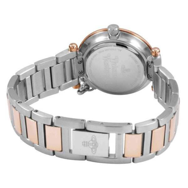 Vivienne Westwood Orb Quartz Silver Dial Steel Strap Ladies Watch VV006RSSL
