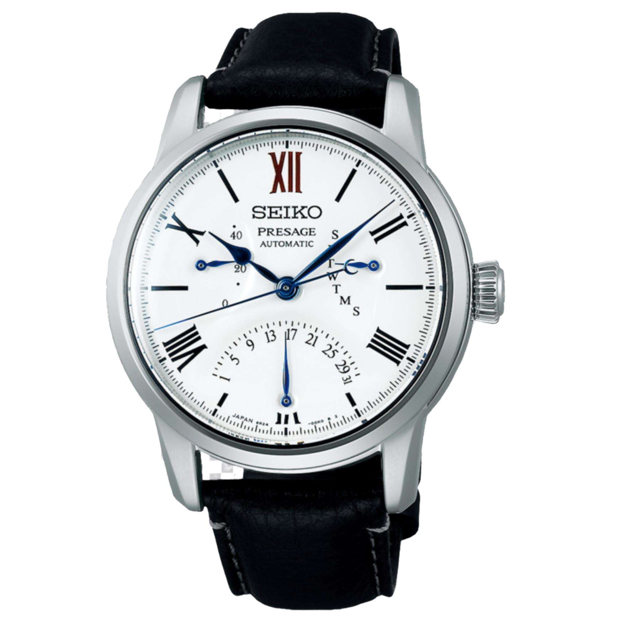 Seiko Presage "Laurel Enamel" 110th Anniversary Limited Edition Automatic White Dial Men's Watch SPB393J1
