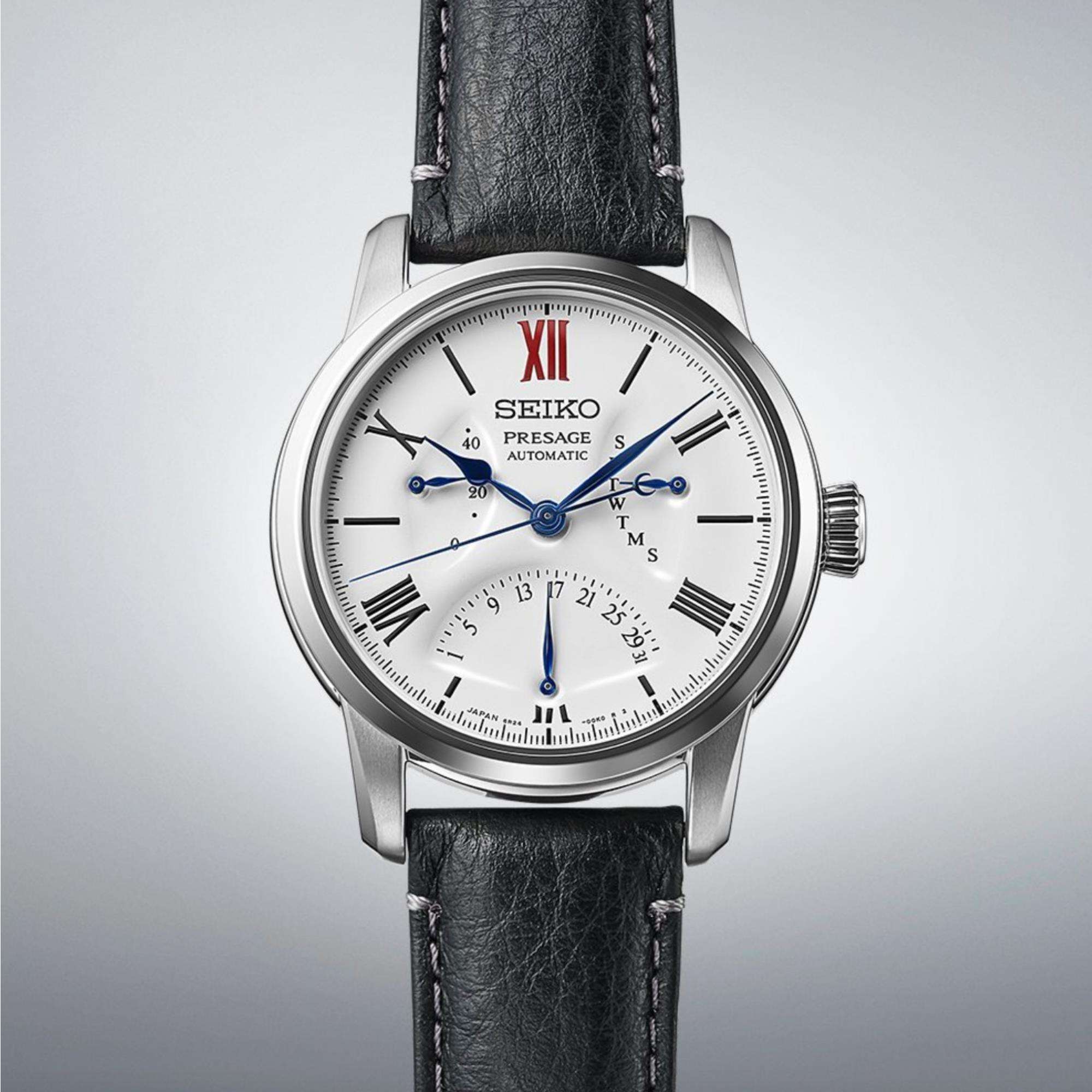 Seiko Presage "Laurel Enamel" 110th Anniversary Limited Edition Automatic White Dial Men's Watch SPB393J1
