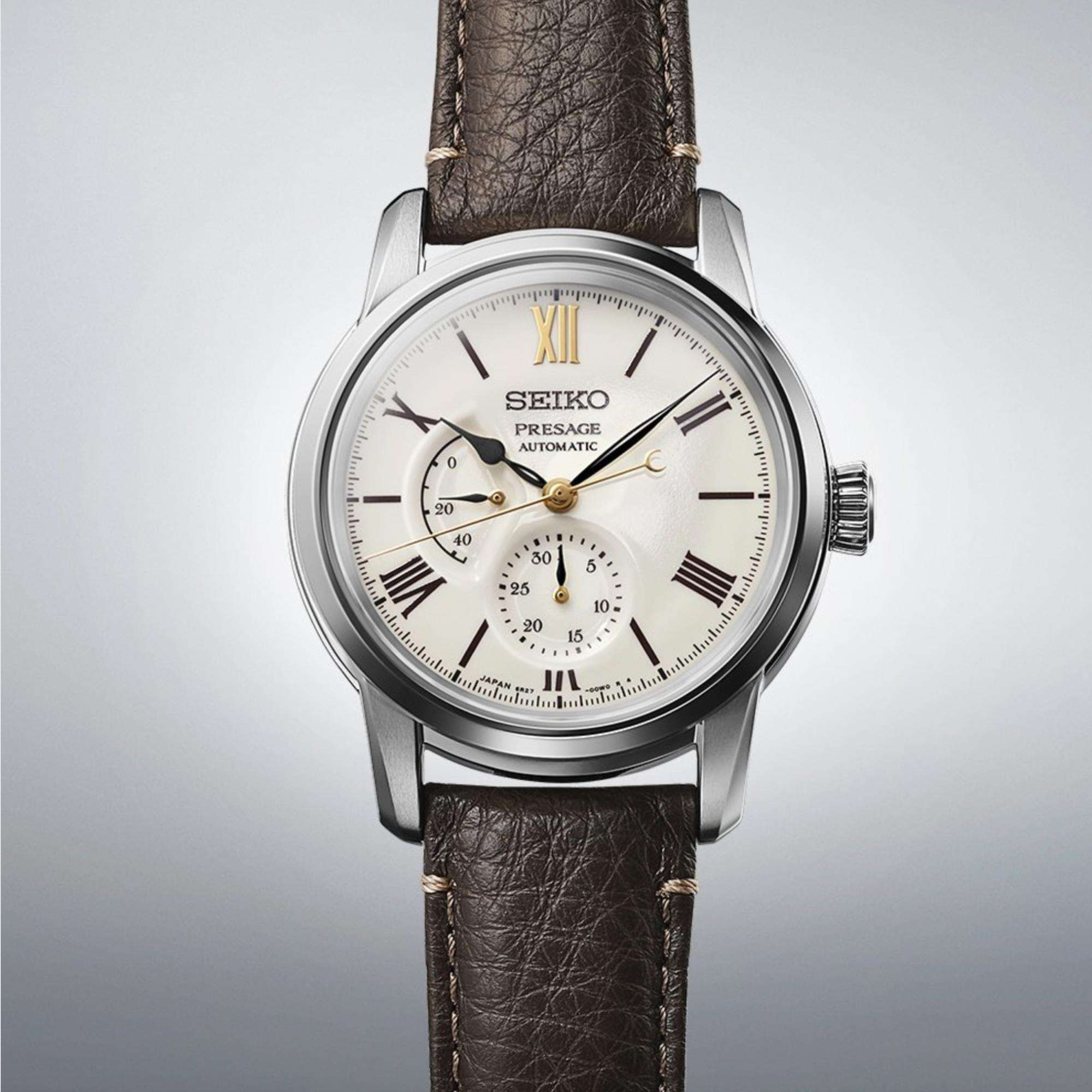 Seiko Presage "Laurel Arita porcelain" 110th Anniversary Limited Edition Automatic White Dial Men's Watch SPB397J1