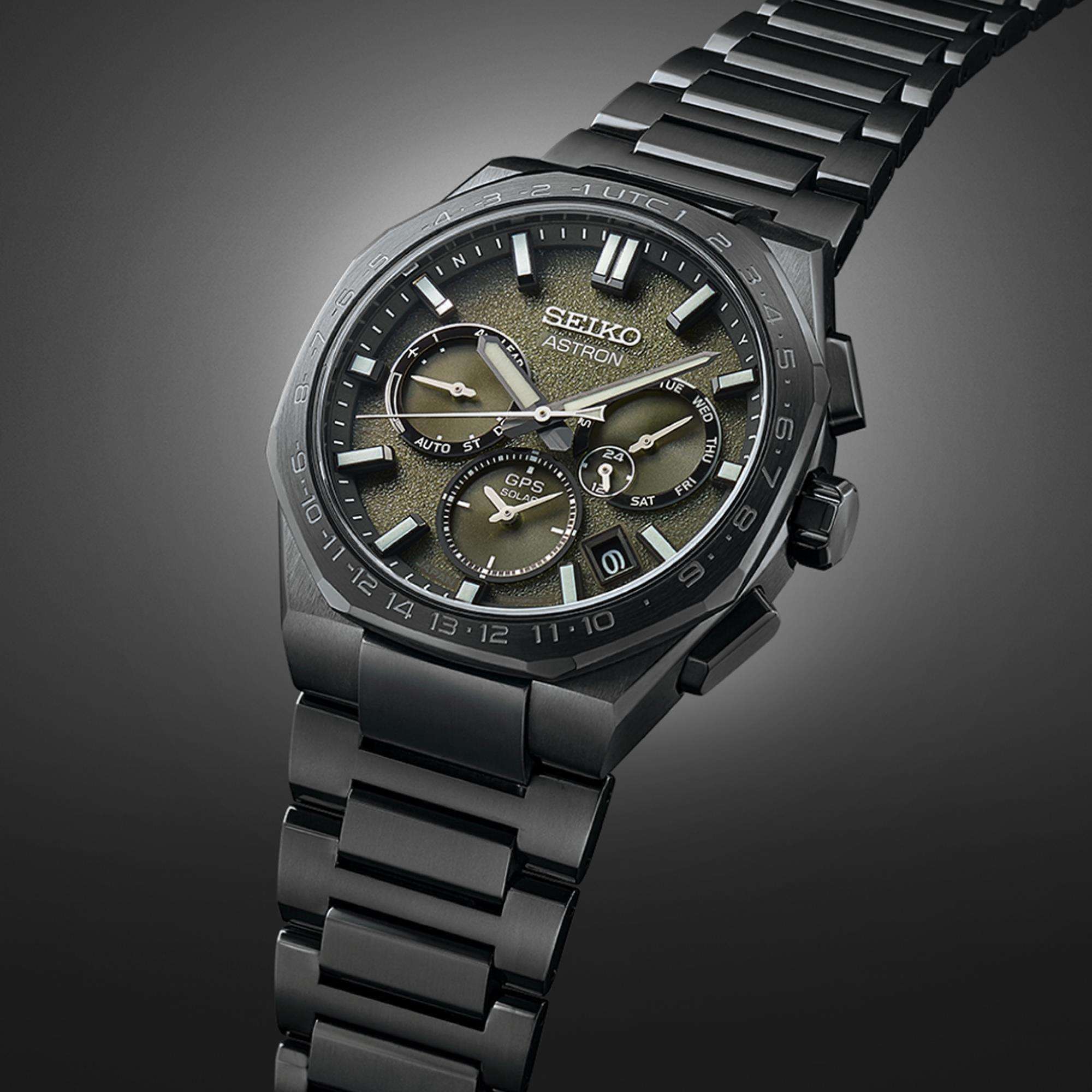 Seiko Astron Limited Edition (600 Pieces) Resident Evil Death Island 'Chris' GPS Solar Grey-Khaki Dial Men's Watch SSH129J1