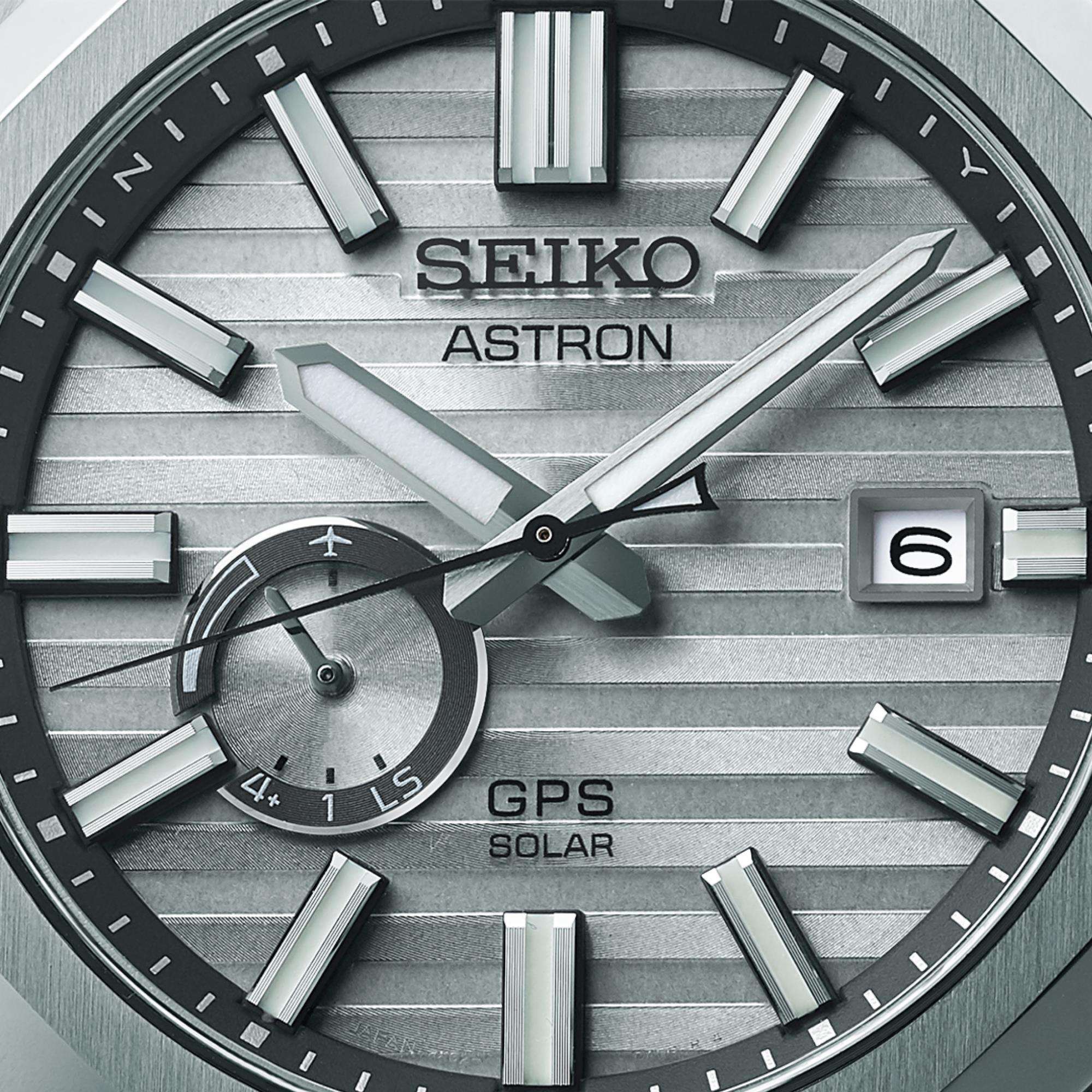 Seiko Astron 'Titanium' Limited Edition 1,500 Pieces GPS Solar 3X62 Grey Dial Men's Watch SSJ017J1