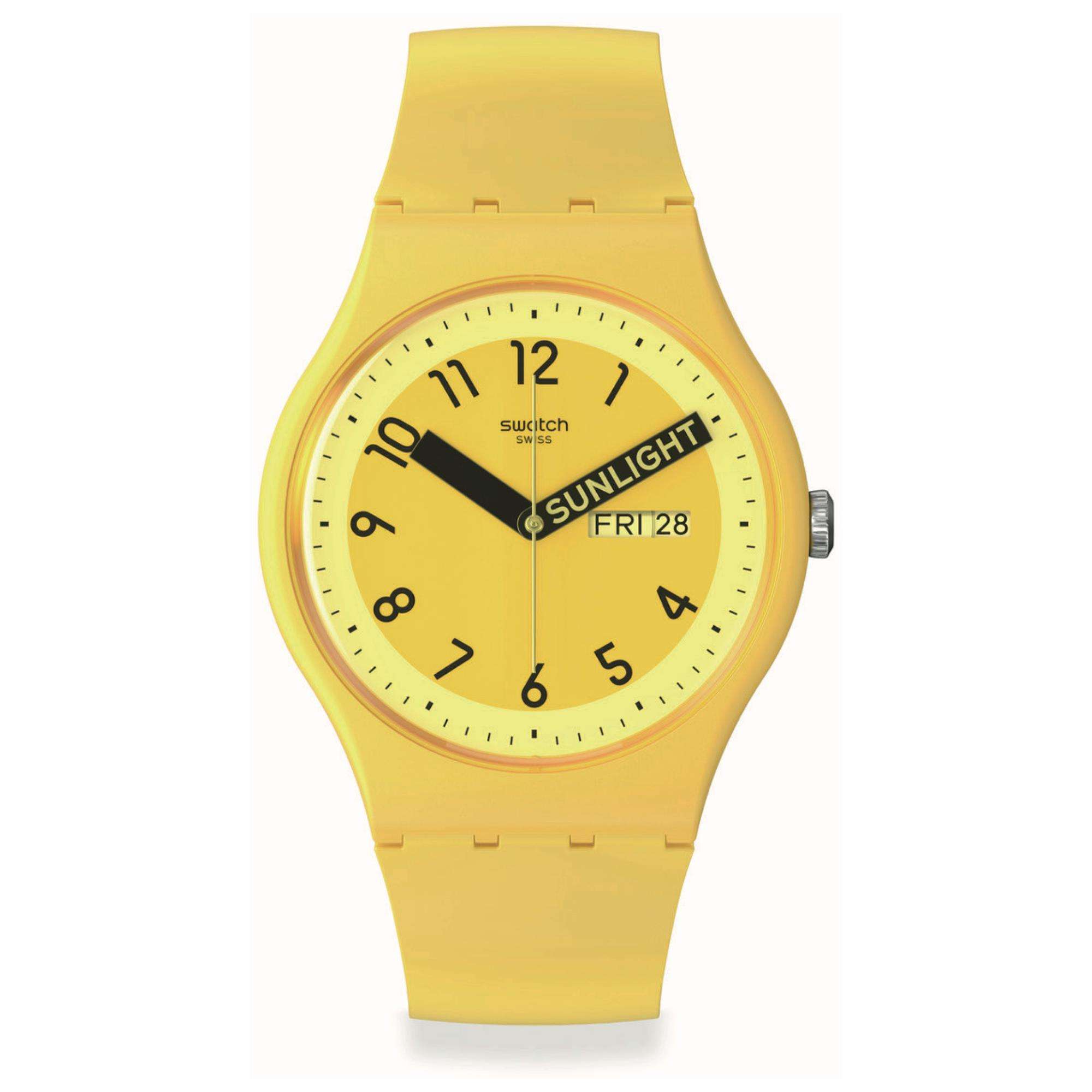 Swatch Pride 'Proudly Yellow' Quartz Yellow Dial Watch SO29J702