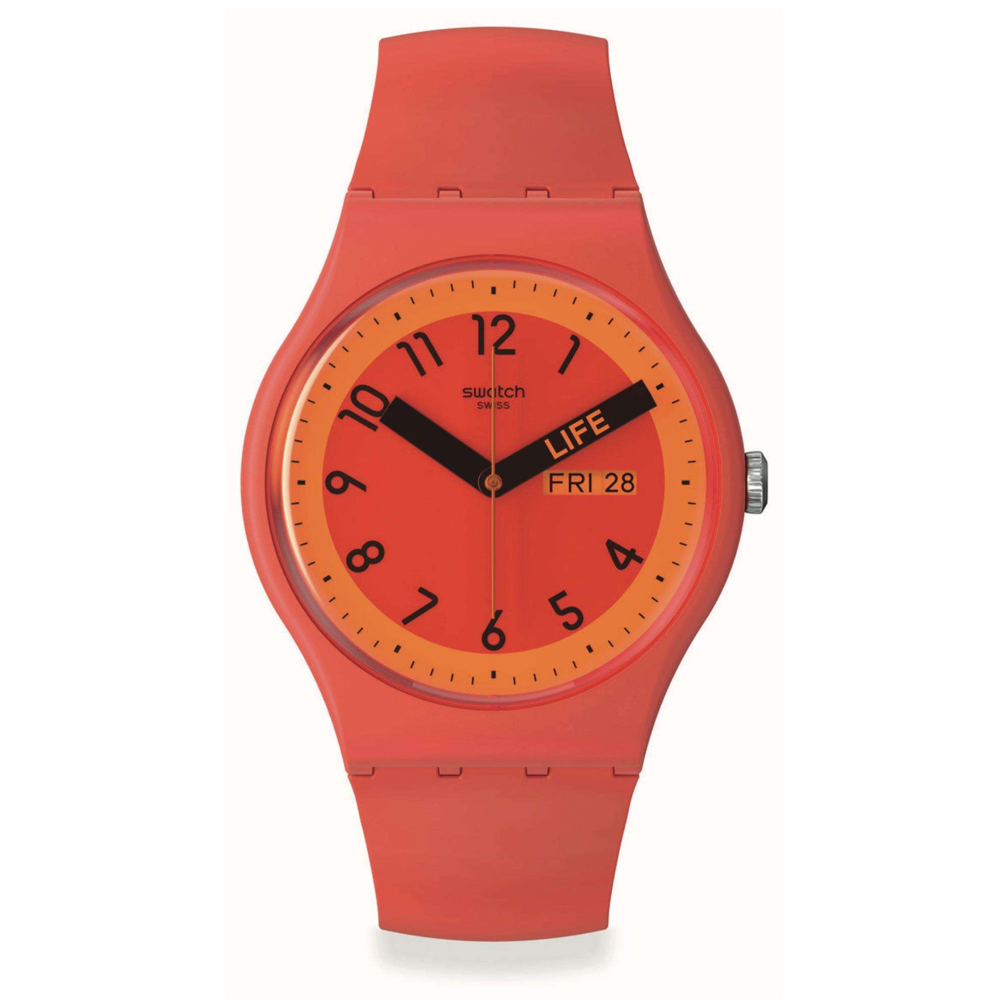 Swatch Pride 'Proudly Red'  Quartz Red Dial Unisex Watch SO29R705