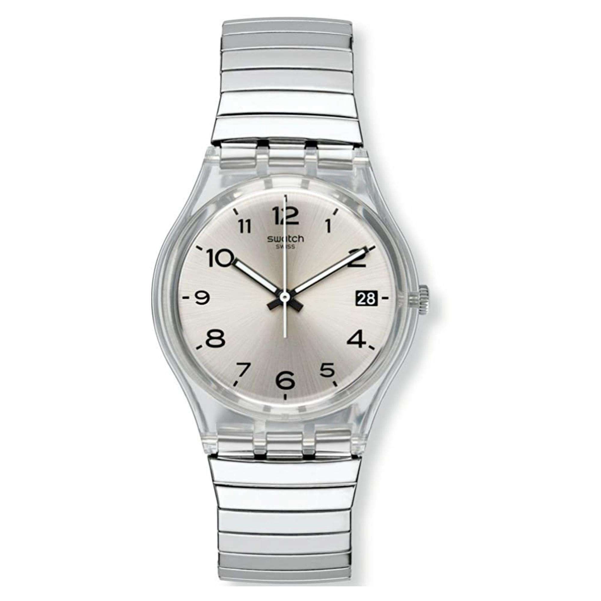 Swatch Original Gent Silverall Quartz Watch GM416A