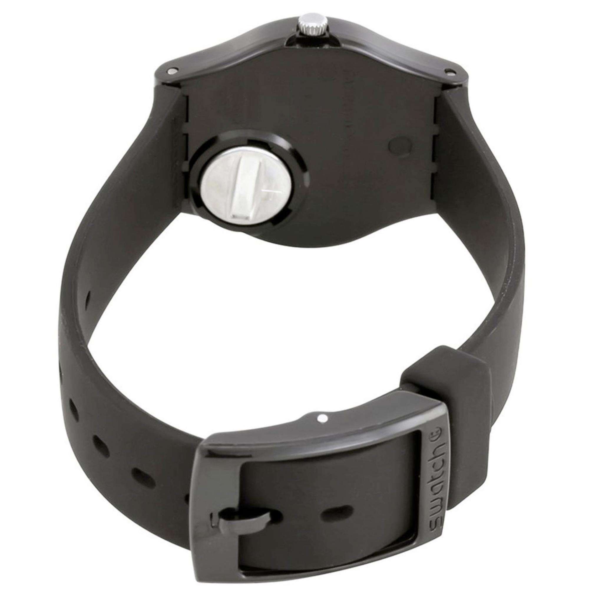 Swatch Original Lady 'Lady Black Single' Quartz Black Dial Ladies Watch LB170E