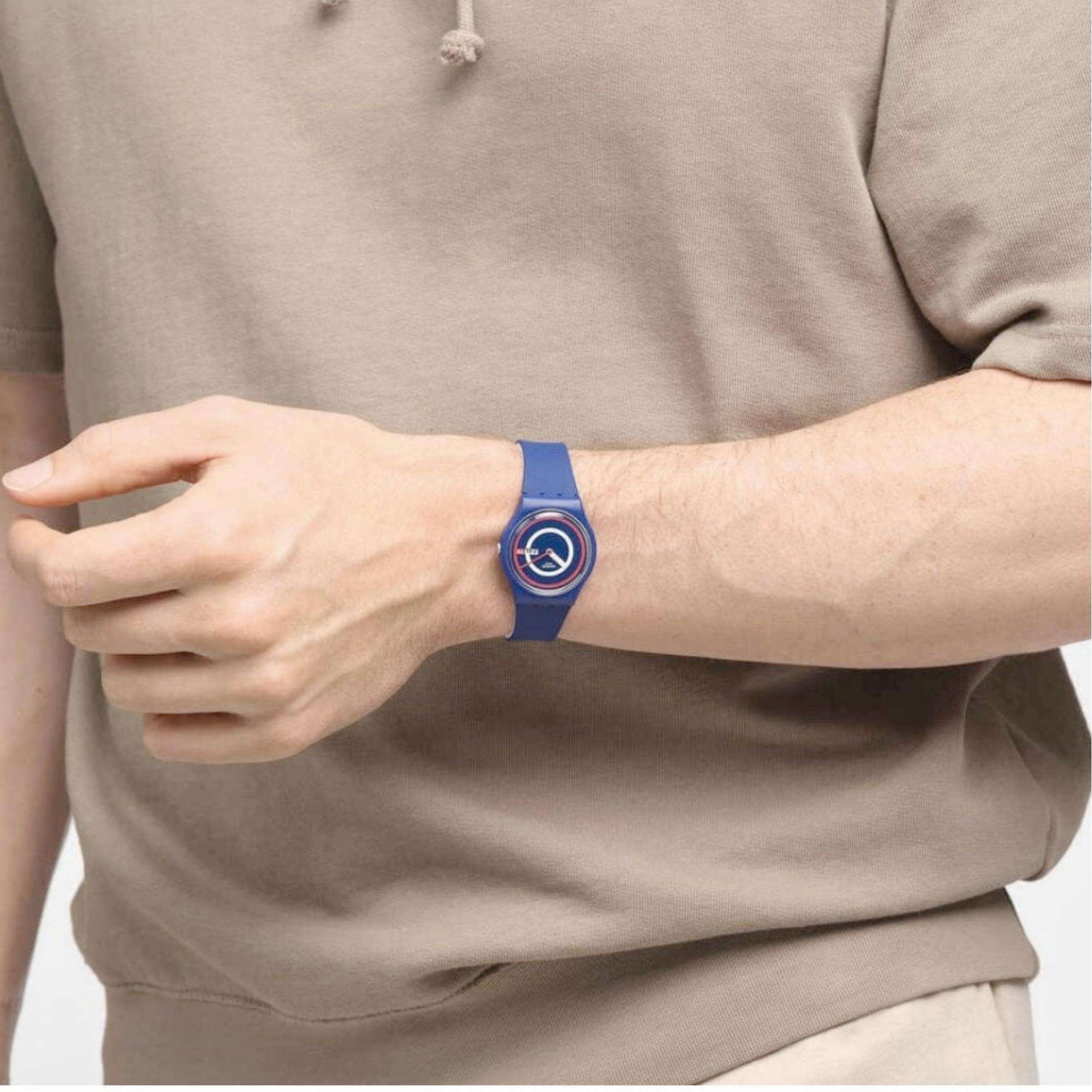 Swatch The January Collection Blue To Basics Quartz SO28N703