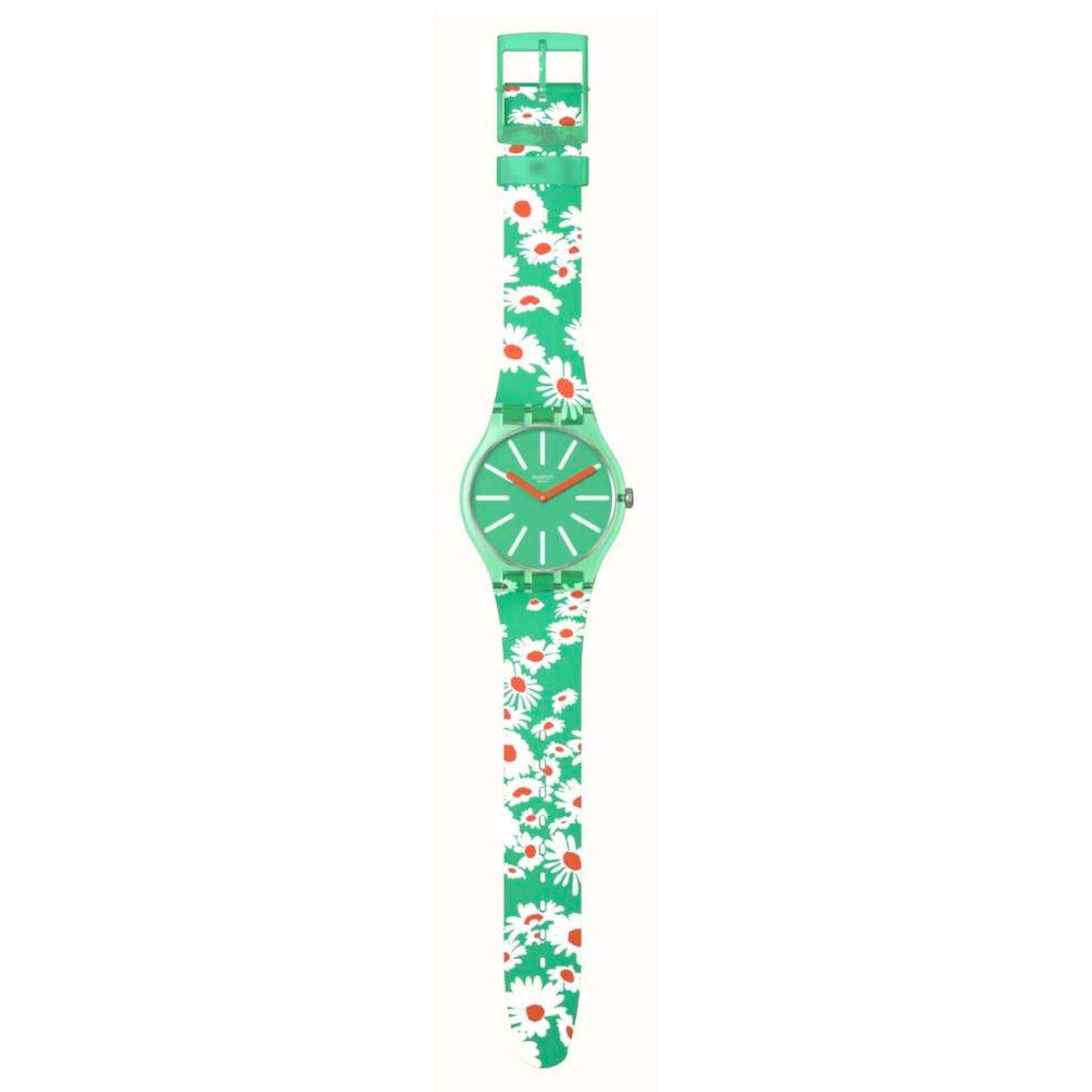 Swatch The January Collection 'Meadow Flowers' Quartz Ladies Watch SO29G104