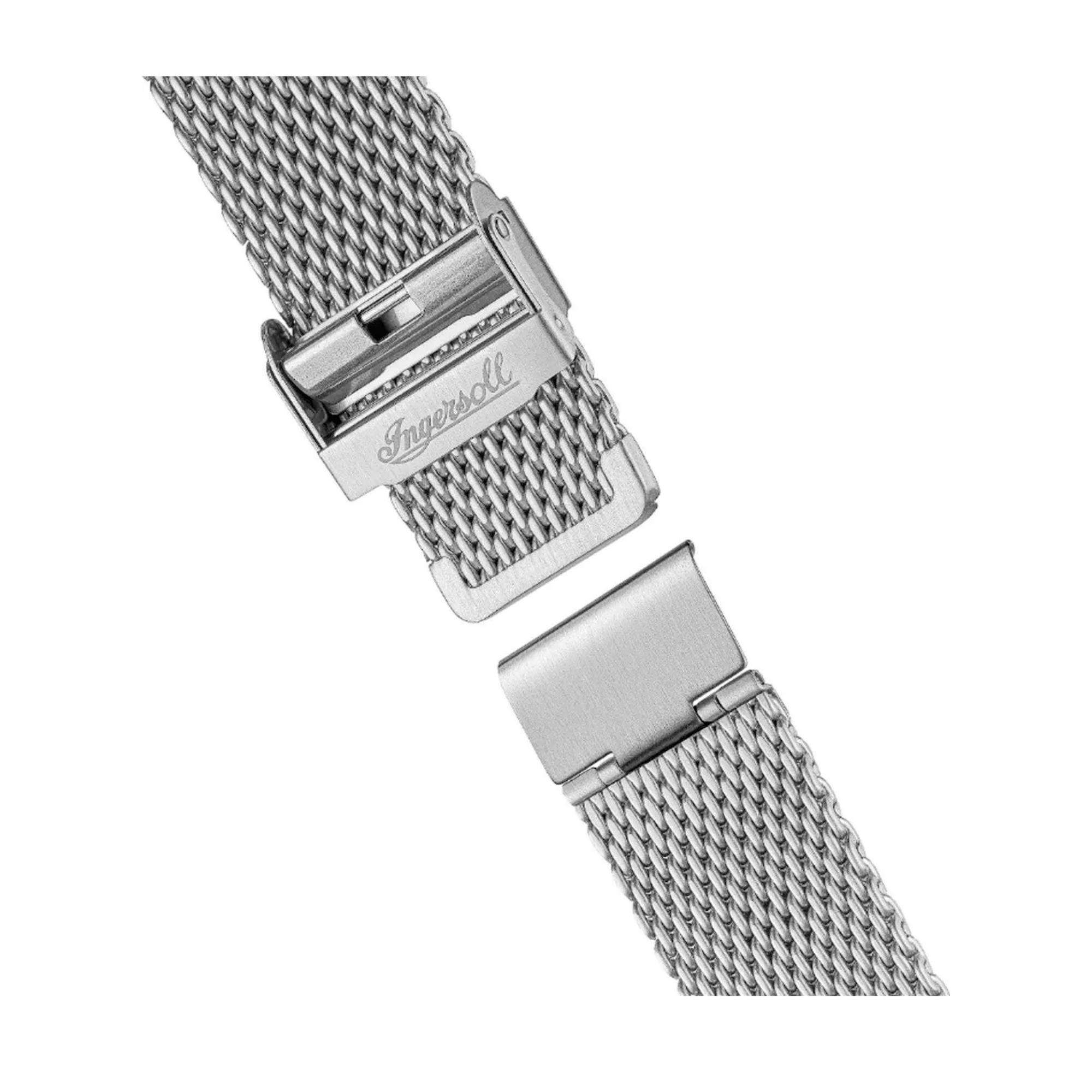 Ingersoll The Scovill 1892 Automatic Black Dial Steel Bracelet Men's Watch I13903
